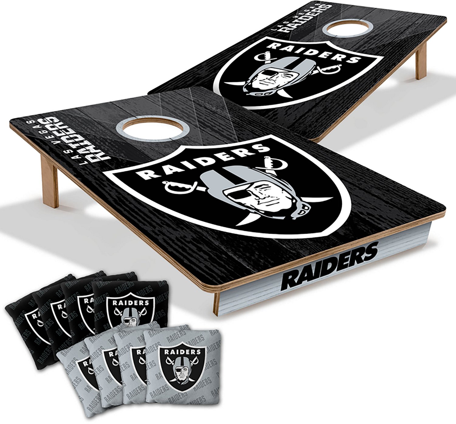 YouTheFan Las Vegas Raiders 2' x 3' Cornhole Game