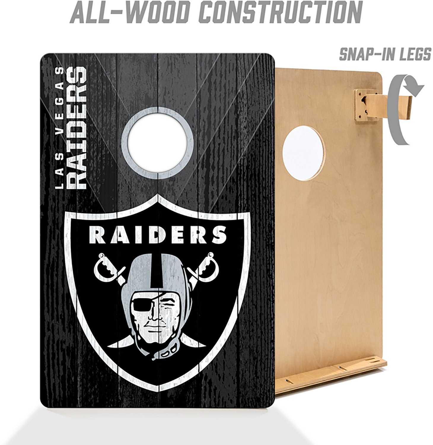 YouTheFan Las Vegas Raiders 2' x 3' Cornhole Game - view number 2