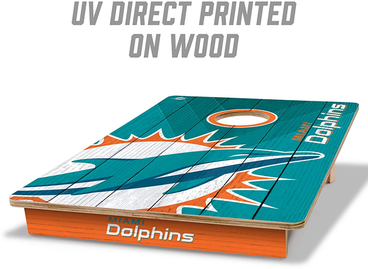 YouTheFan Miami Dolphins 2' x 3' Cornhole Game - view number 3