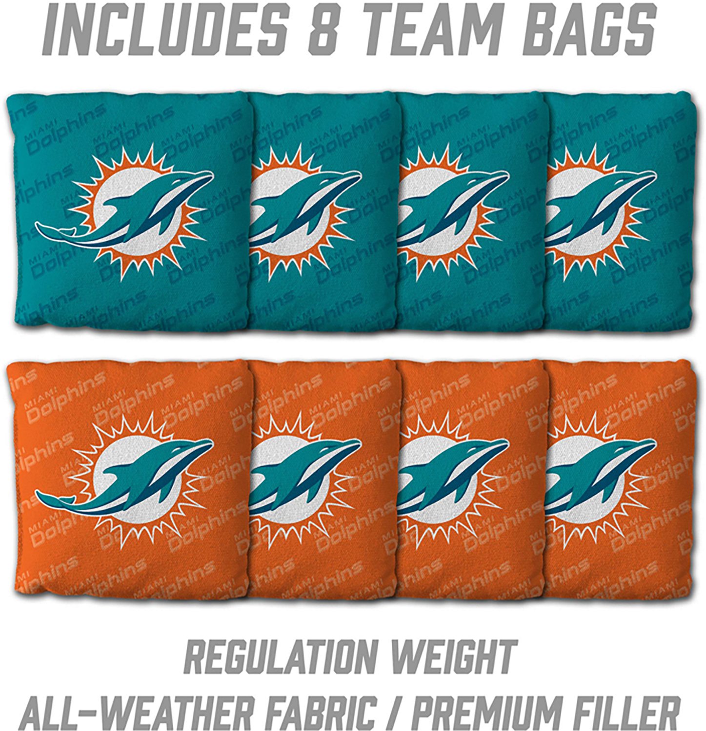 YouTheFan Miami Dolphins 2' x 3' Cornhole Game - view number 4