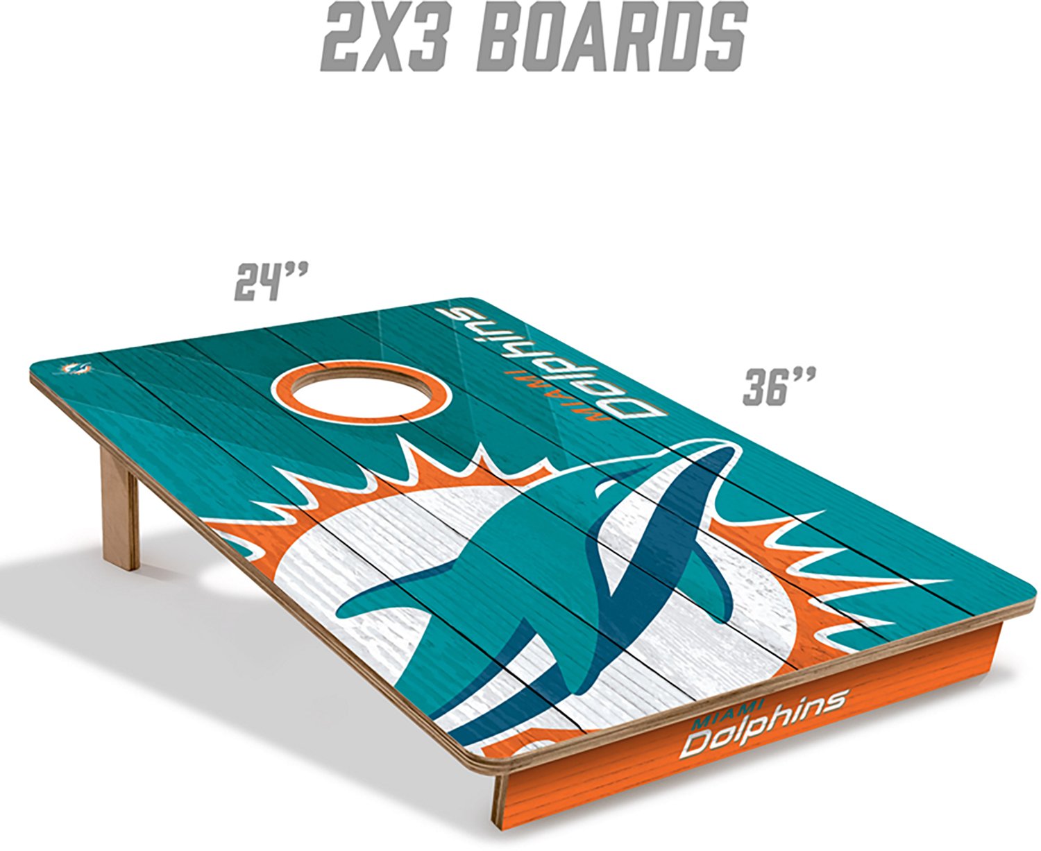 YouTheFan Miami Dolphins 2' x 3' Cornhole Game - view number 5