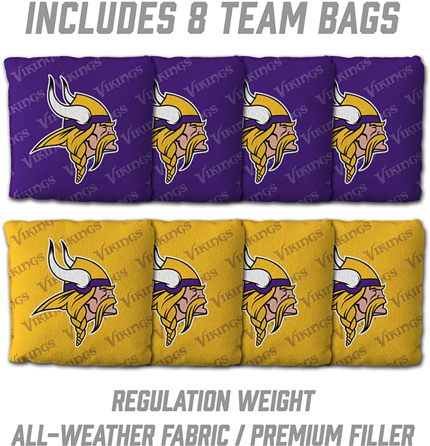 YouTheFan Minnesota Vikings 2' x 3' Cornhole Game - view number 4