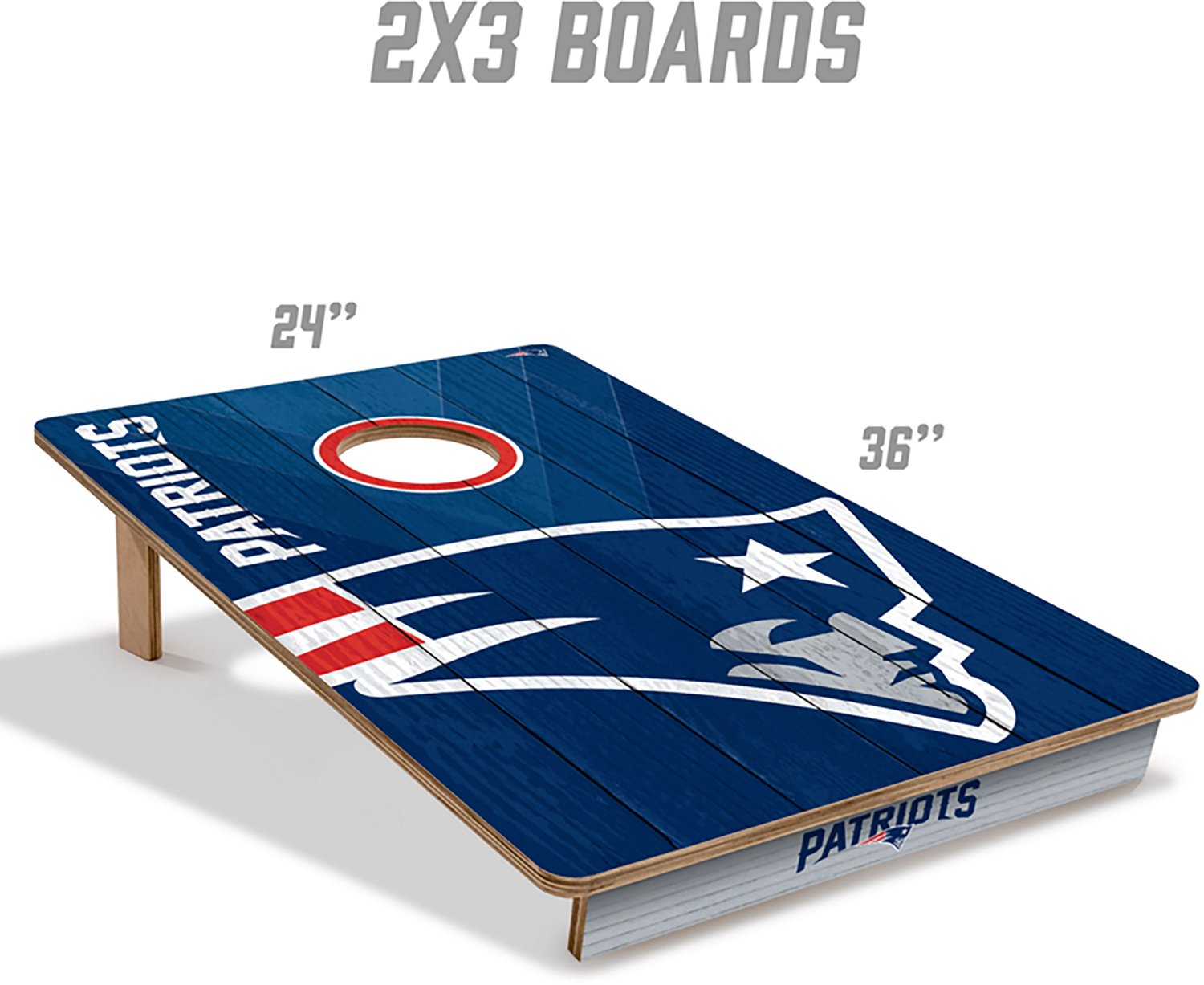YouTheFan New England Patriots 2' x 3' Cornhole Game - view number 5
