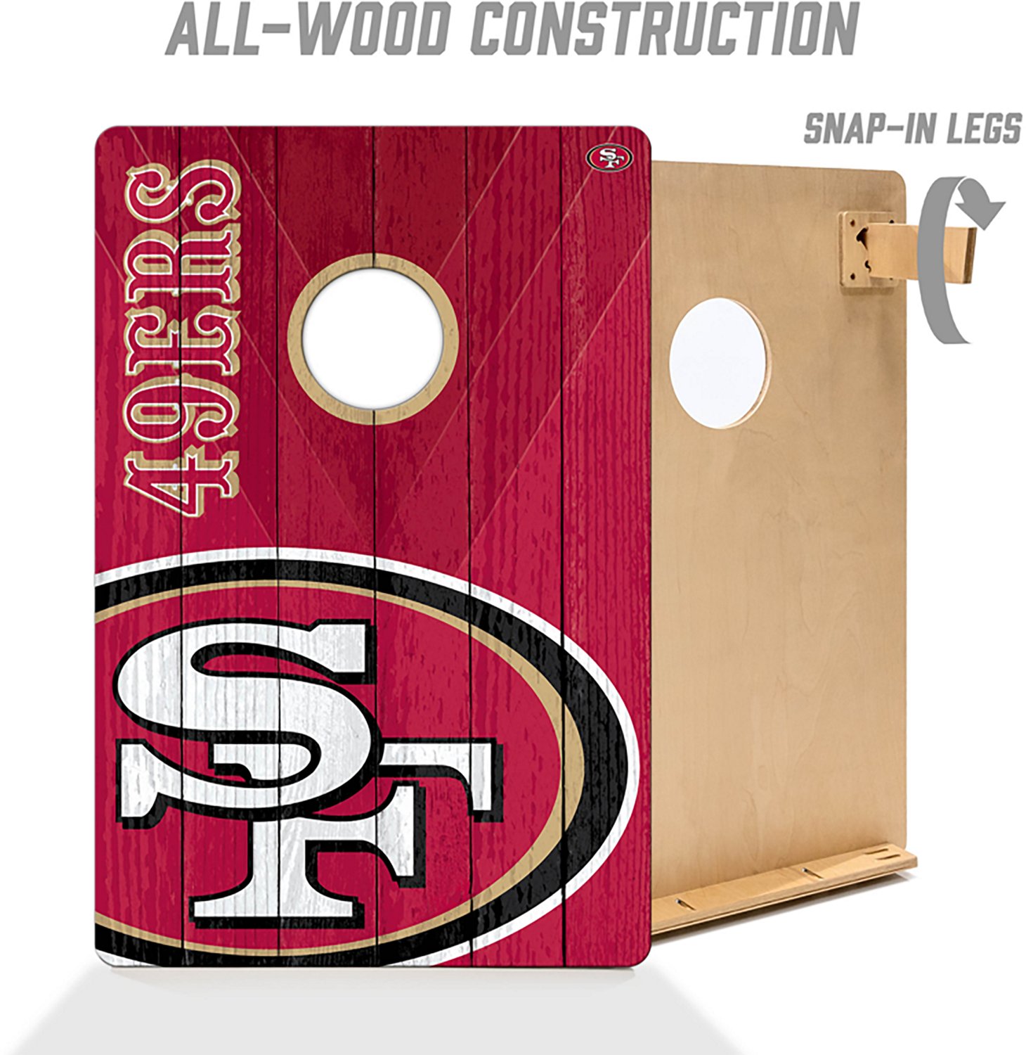 YouTheFan San Francisco 49ers 2' x 3' Cornhole Game - view number 2