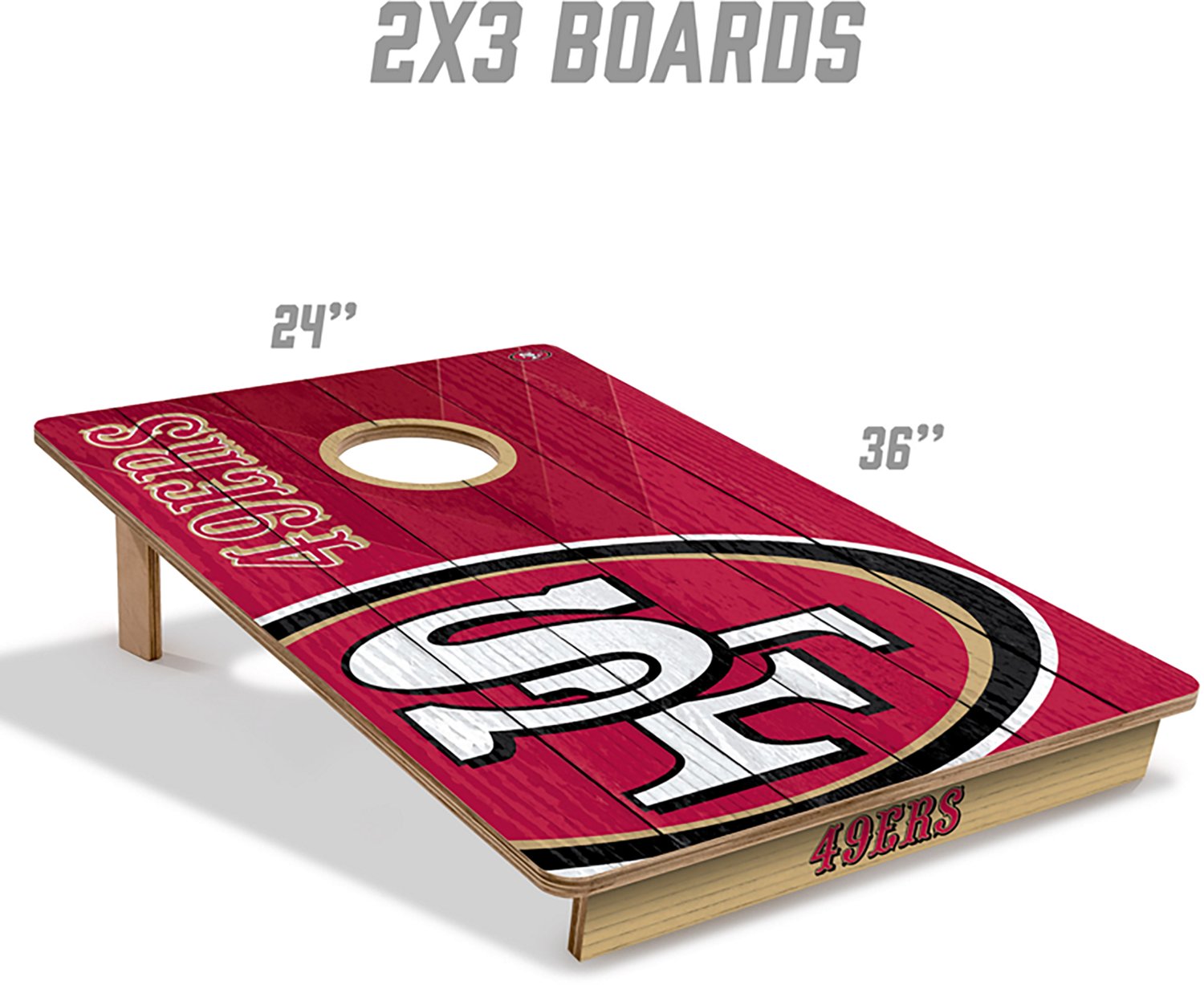 YouTheFan San Francisco 49ers 2' x 3' Cornhole Game - view number 5