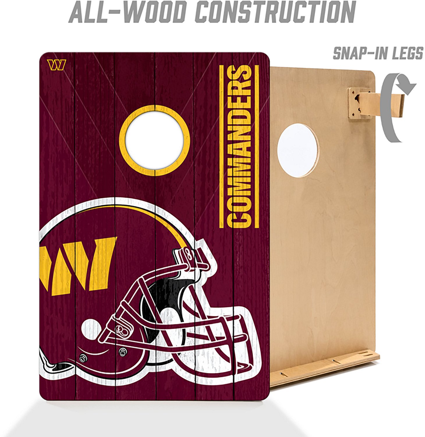 YouTheFan Washington Commanders 2' x 3' Cornhole Game - view number 2