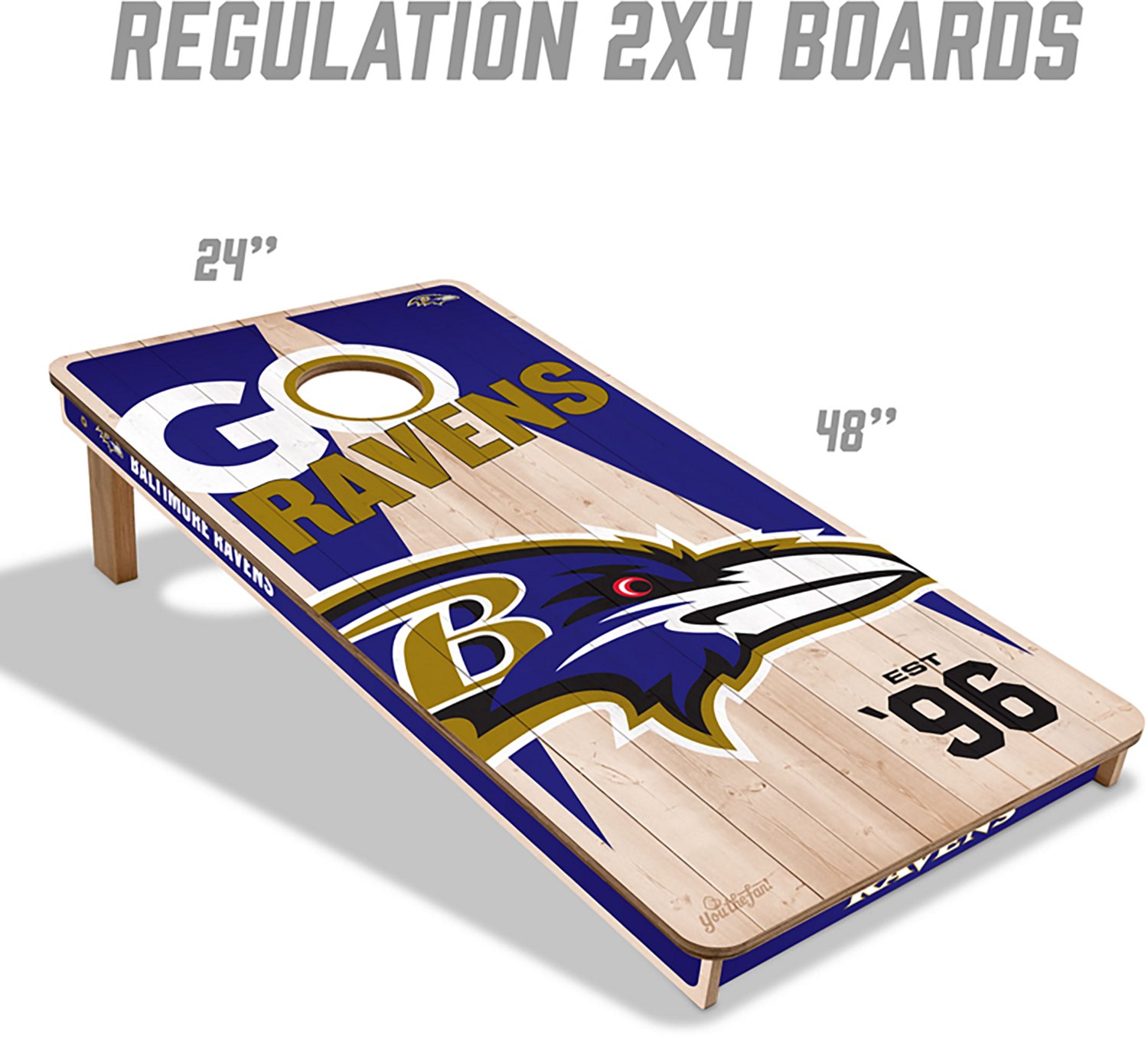 YouTheFan Baltimore Ravens Cornhole Set - view number 5