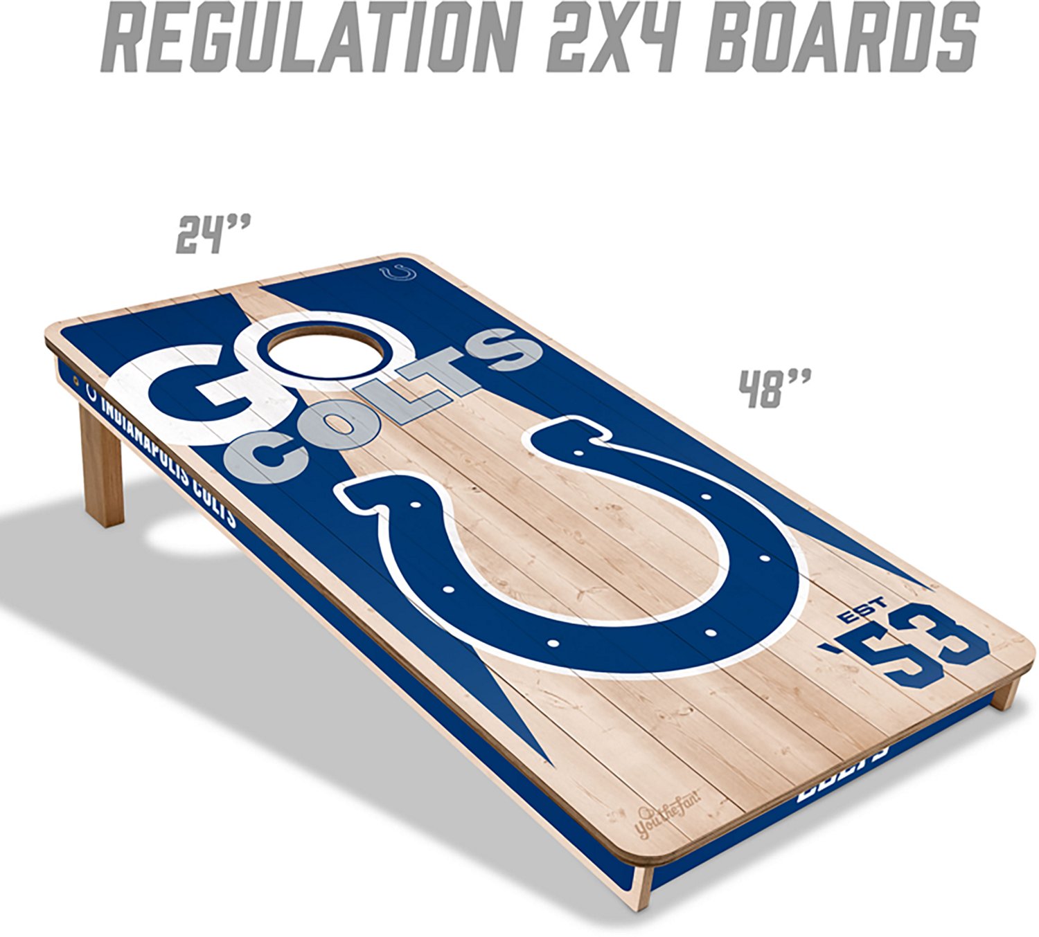 YouTheFan Indianapolis Colts Cornhole Set - view number 5