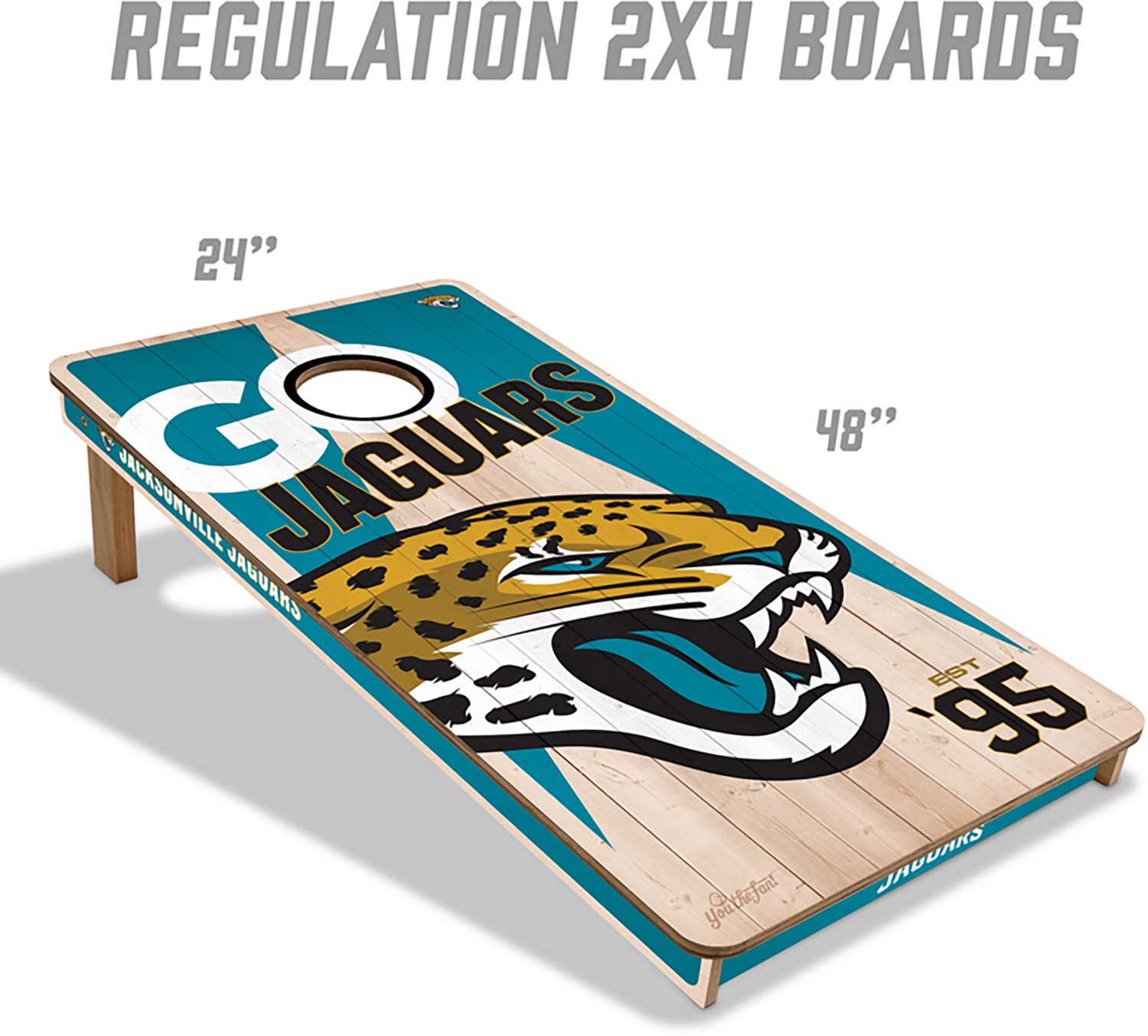 YouTheFan Jacksonville Jaguars Cornhole Set - view number 5