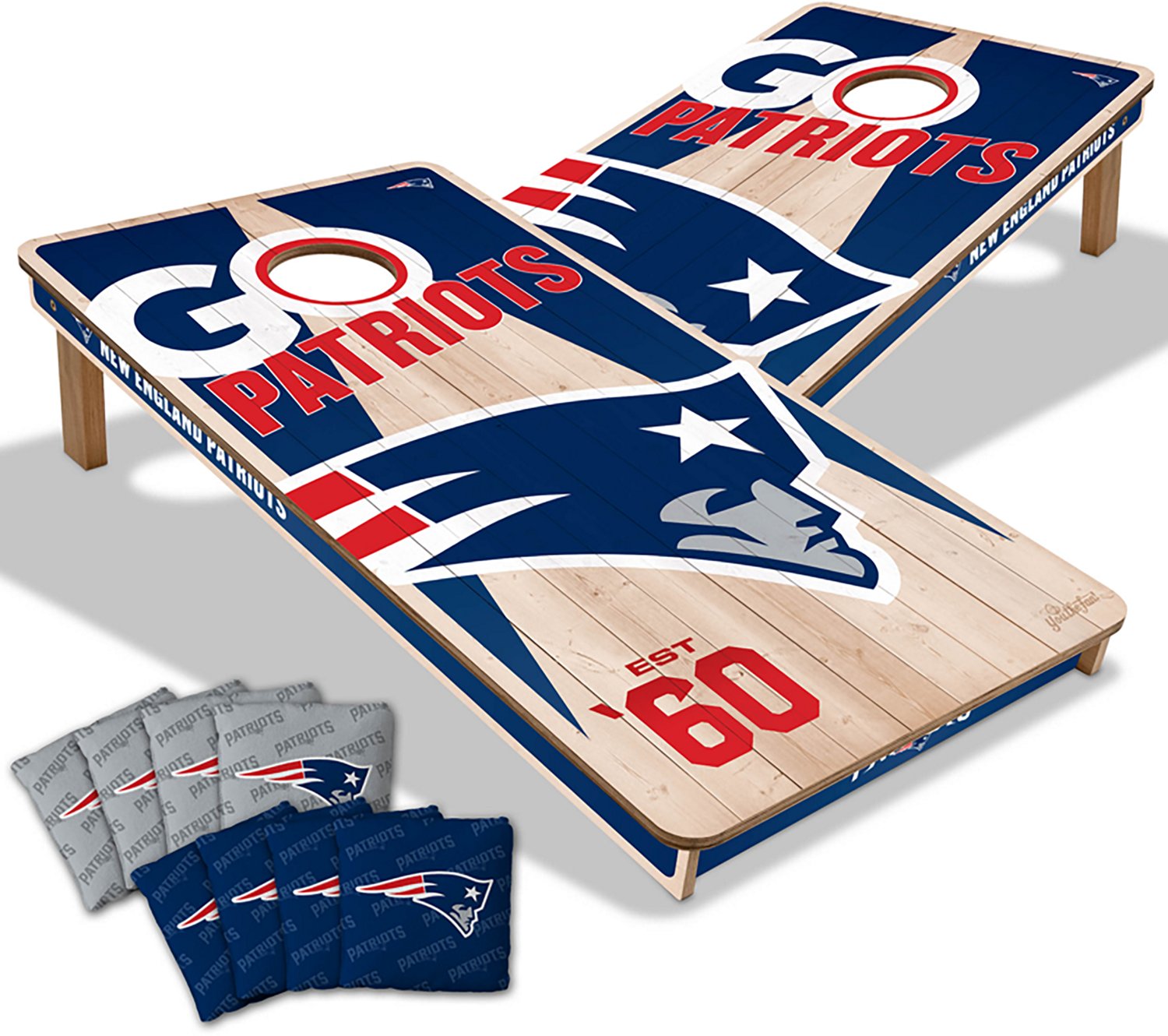 YouTheFan New England Patriots Cornhole Set