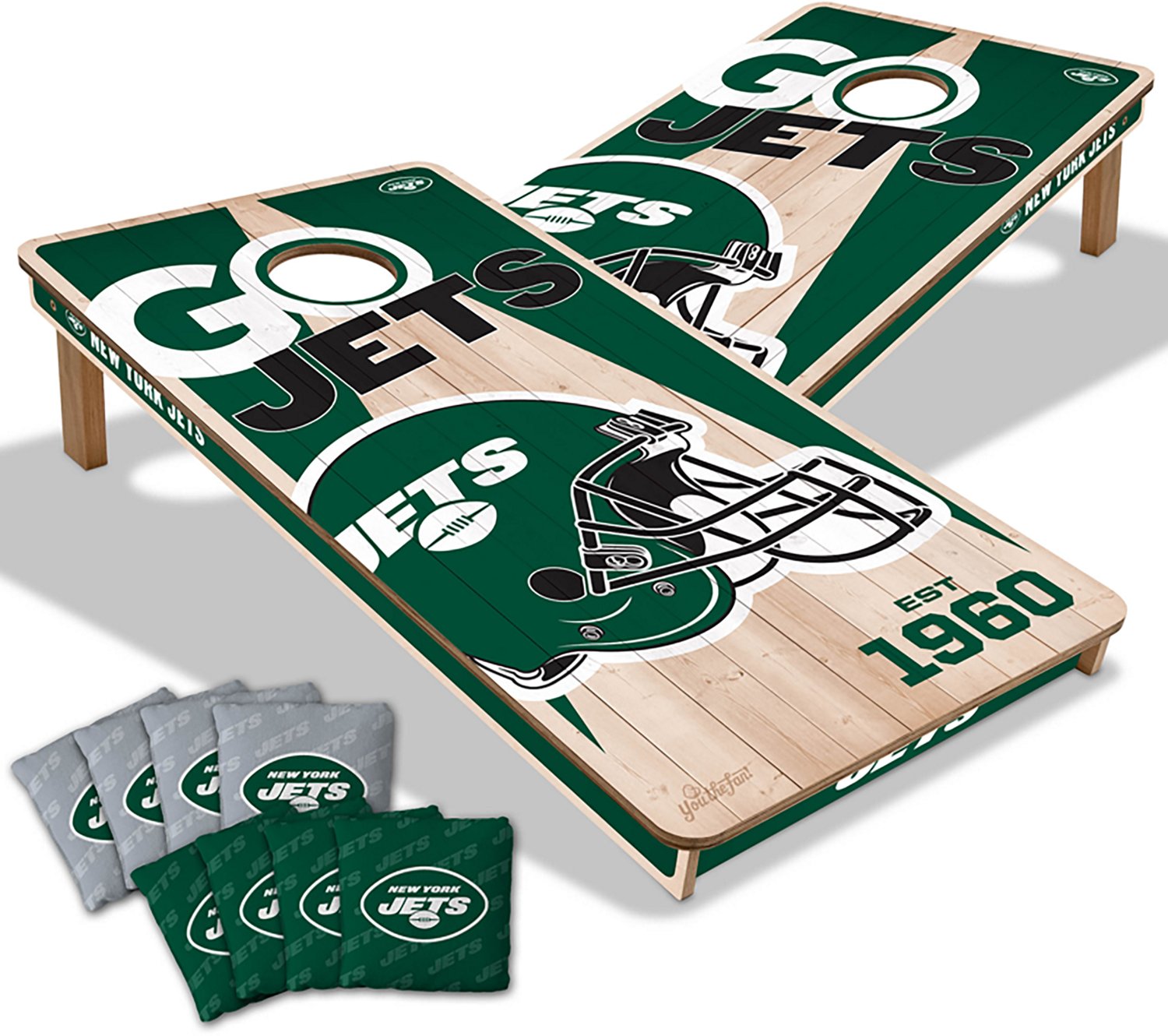 YouTheFan New York Jets Cornhole Set