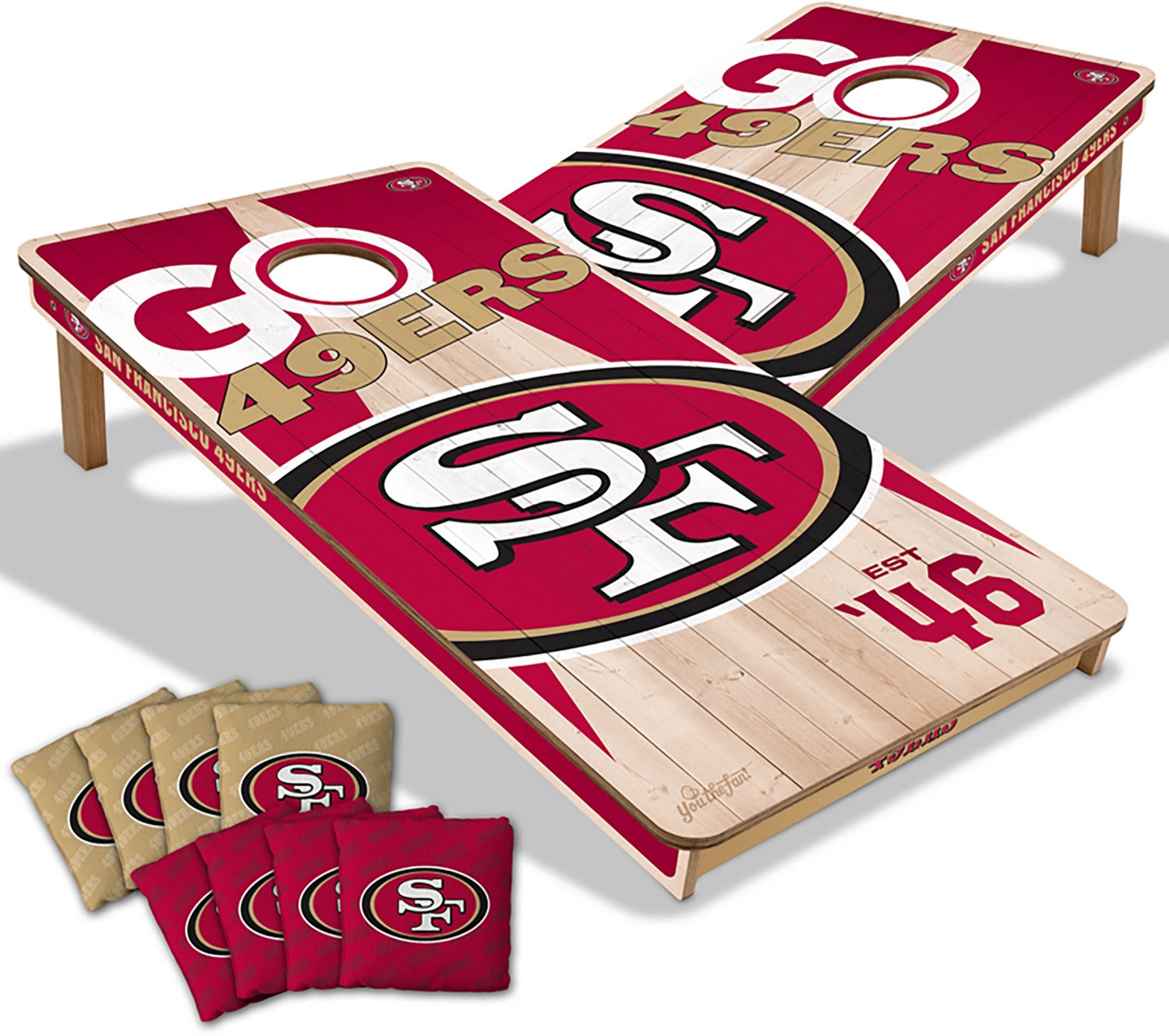 YouTheFan San Francisco 49ers Cornhole Set