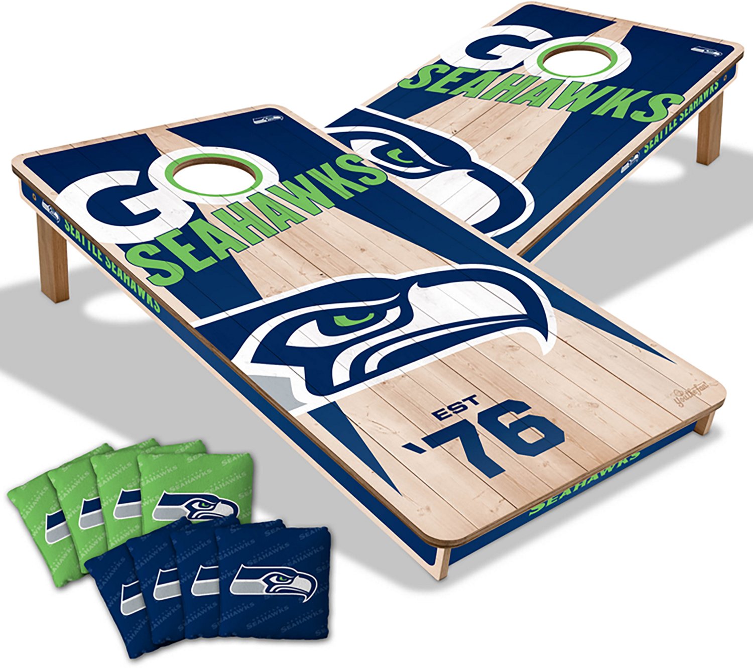 YouTheFan Seattle Seahawks Cornhole Set