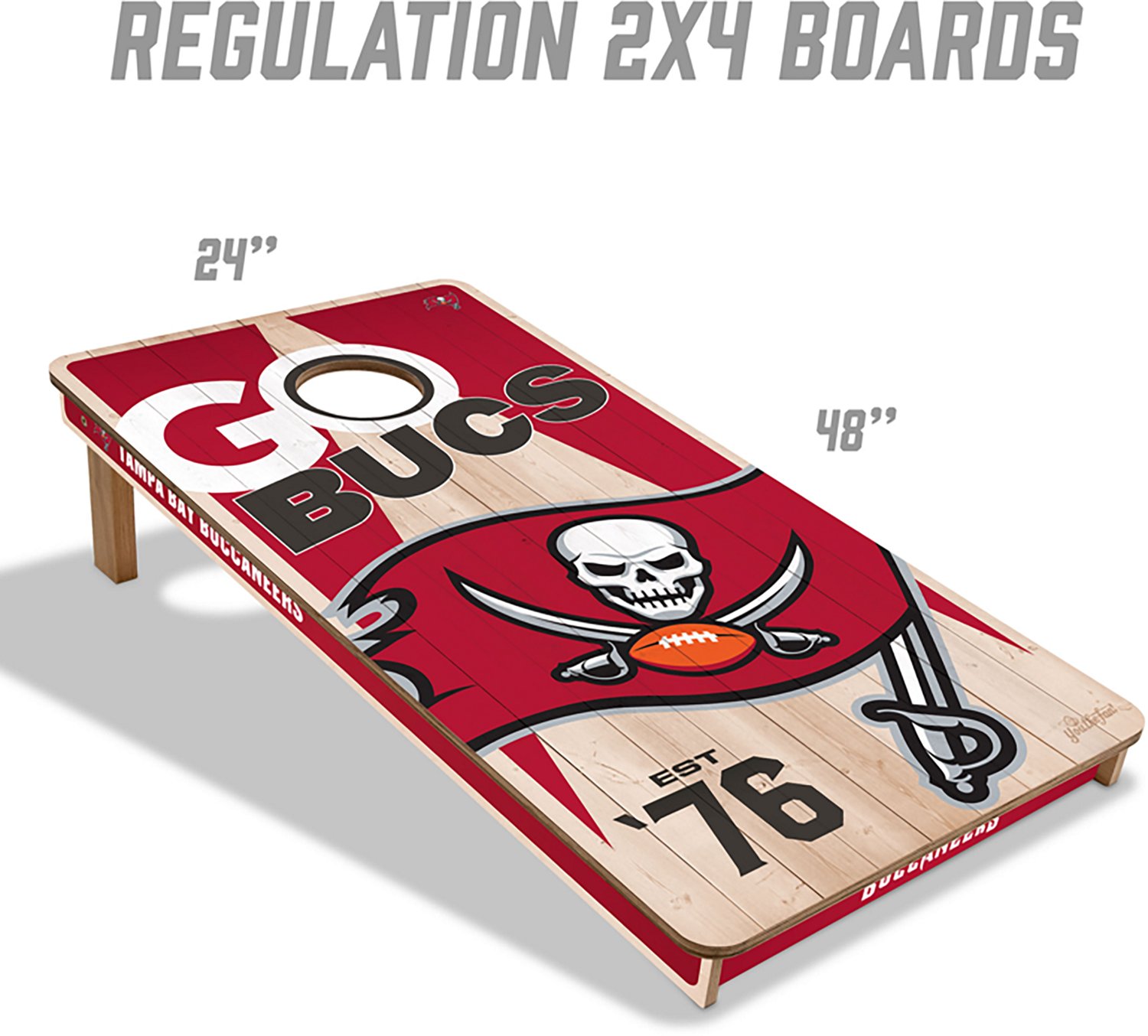YouTheFan Tampa Bay Buccaneers Cornhole Set - view number 5