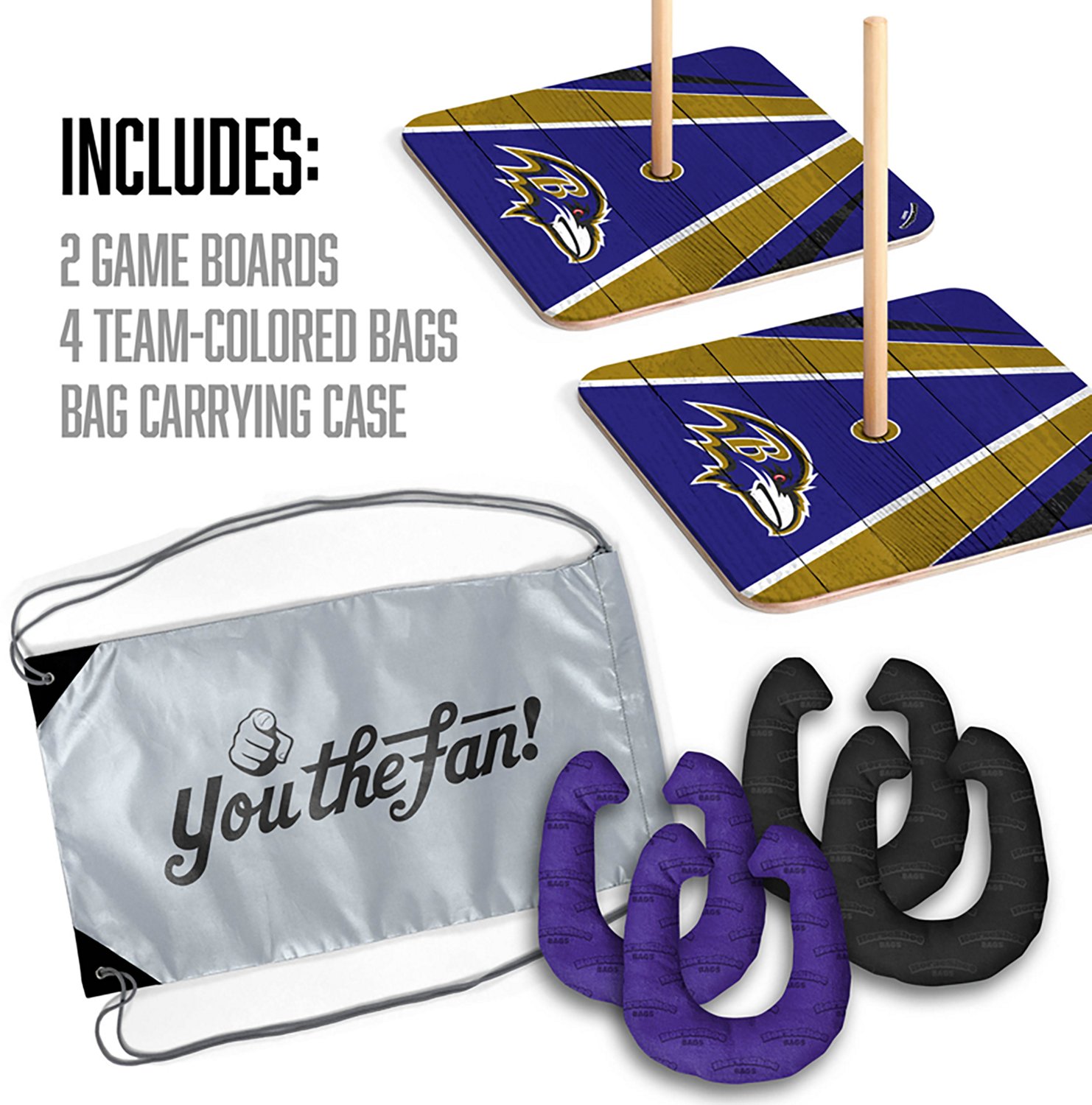 YouTheFan Baltimore Ravens Horseshoe Bags - view number 2