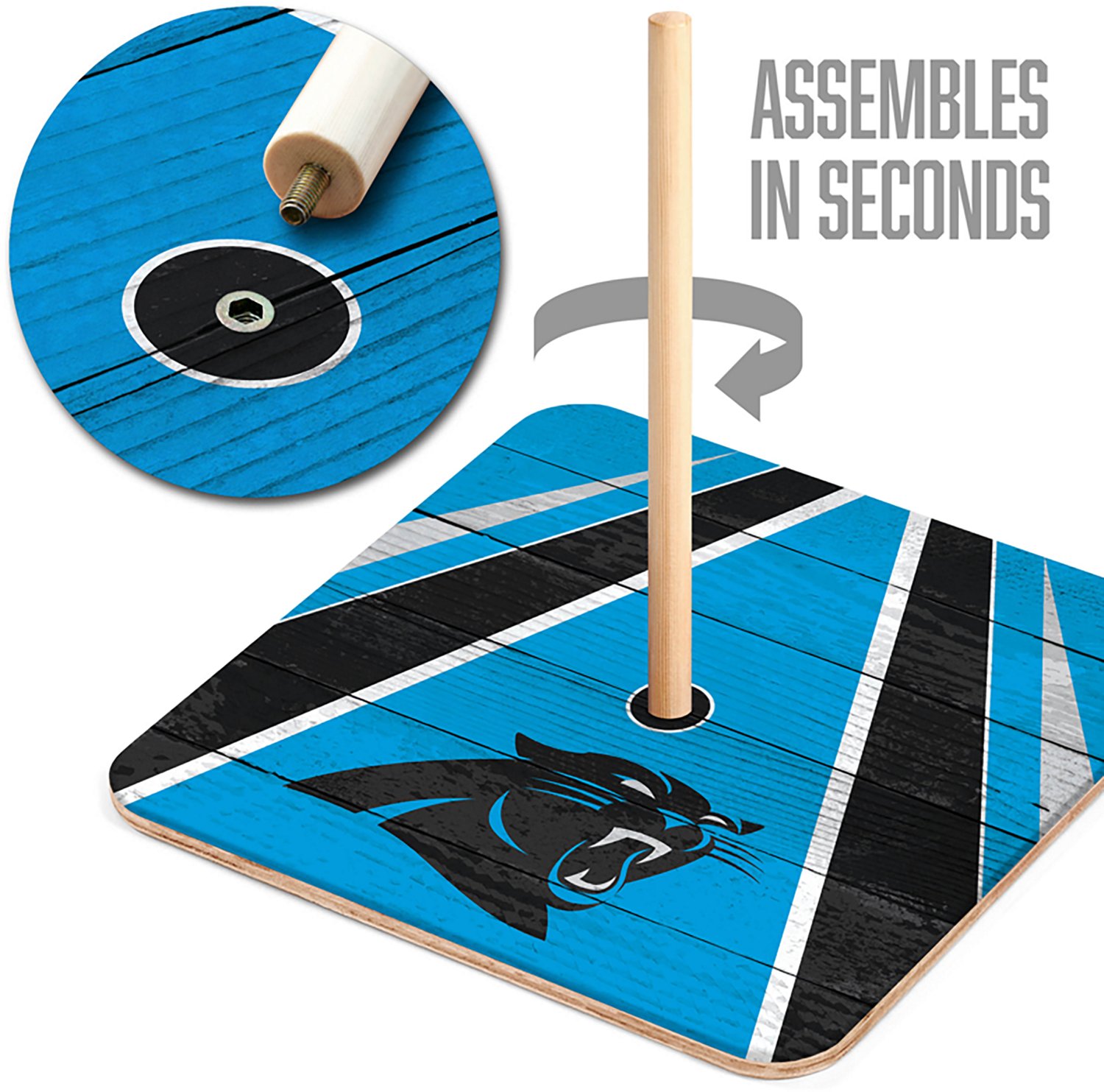 YouTheFan Carolina Panthers Horseshoe Bags - view number 4