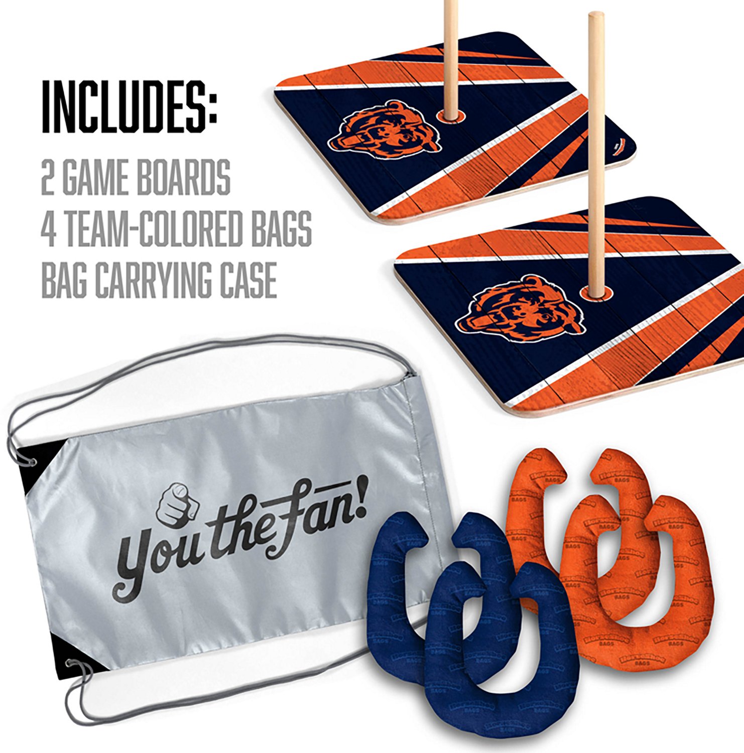 YouTheFan Chicago Bears Horseshoe Bags - view number 2