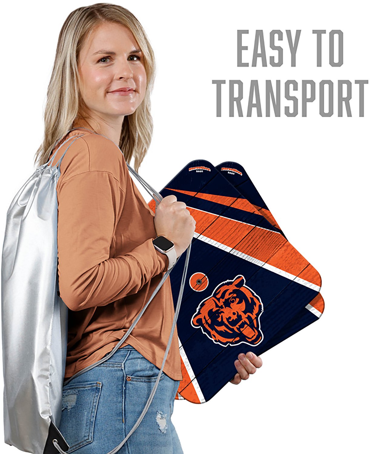 YouTheFan Chicago Bears Horseshoe Bags - view number 5