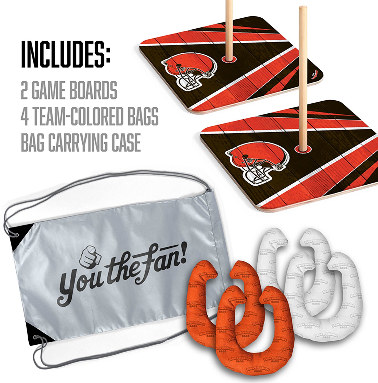 YouTheFan Cleveland Browns Horseshoe Bags - view number 2