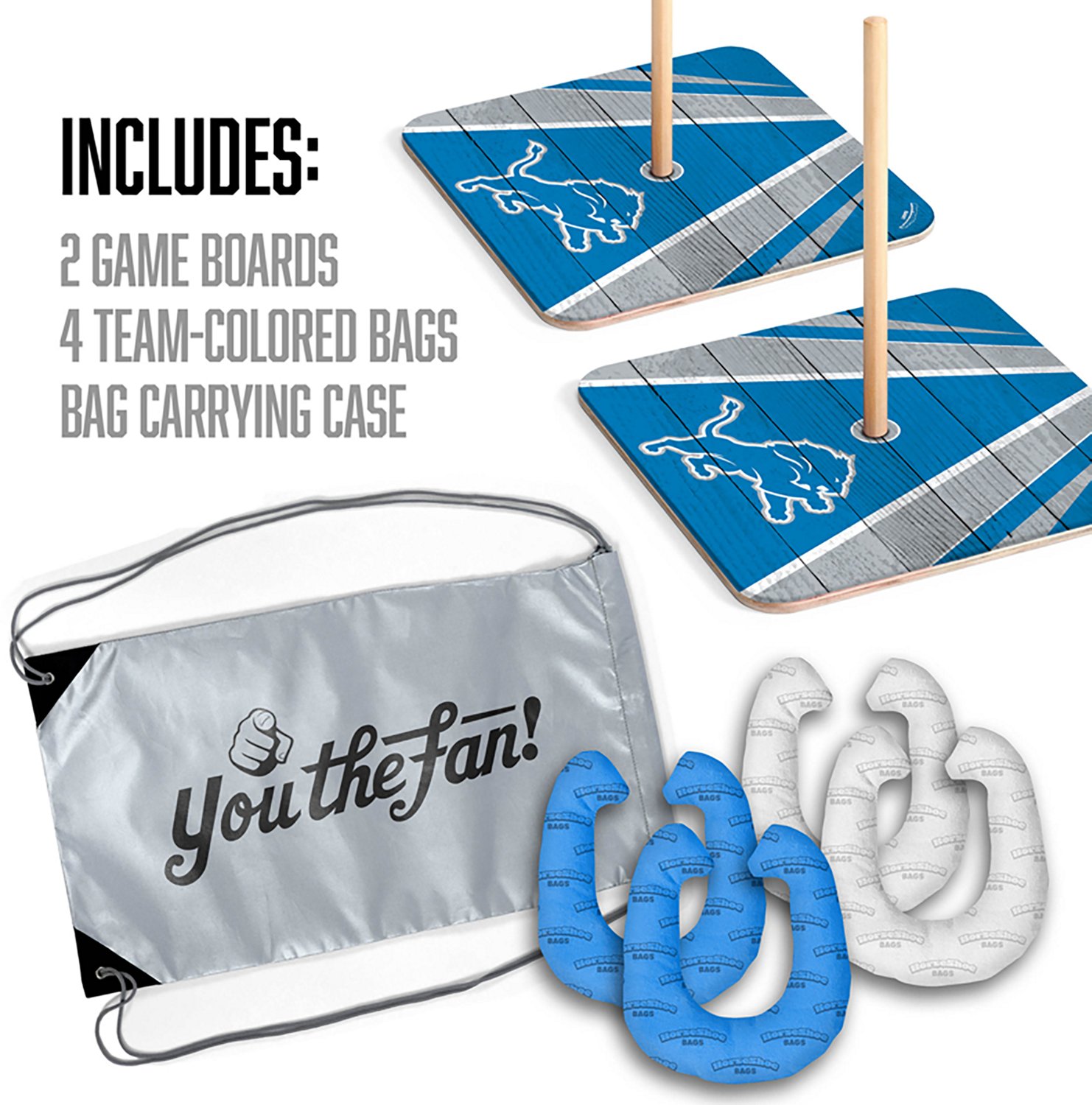 YouTheFan Detroit Lions Horseshoe Bags - view number 2
