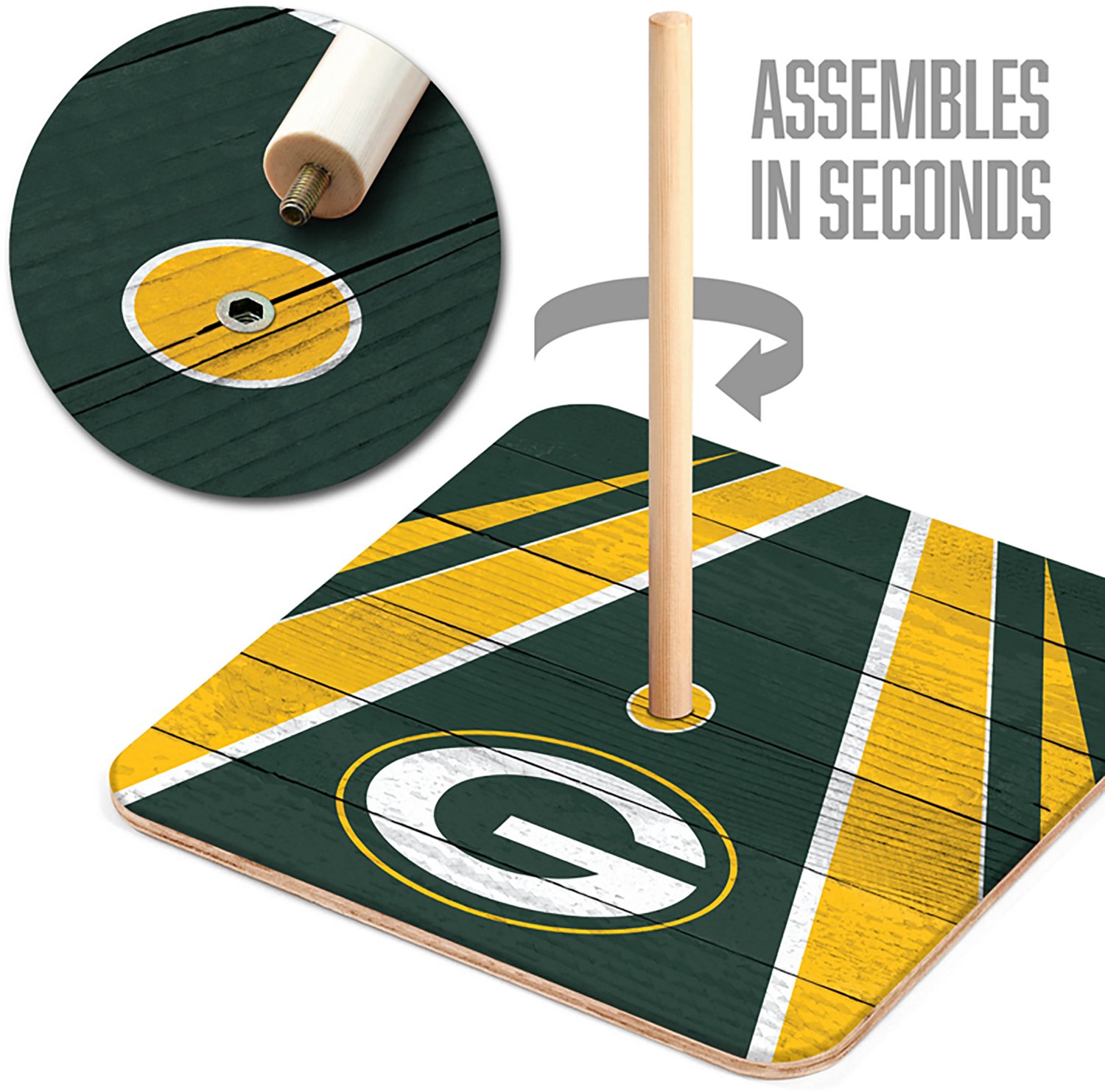 YouTheFan Green Bay Packers Horseshoe Bags - view number 4