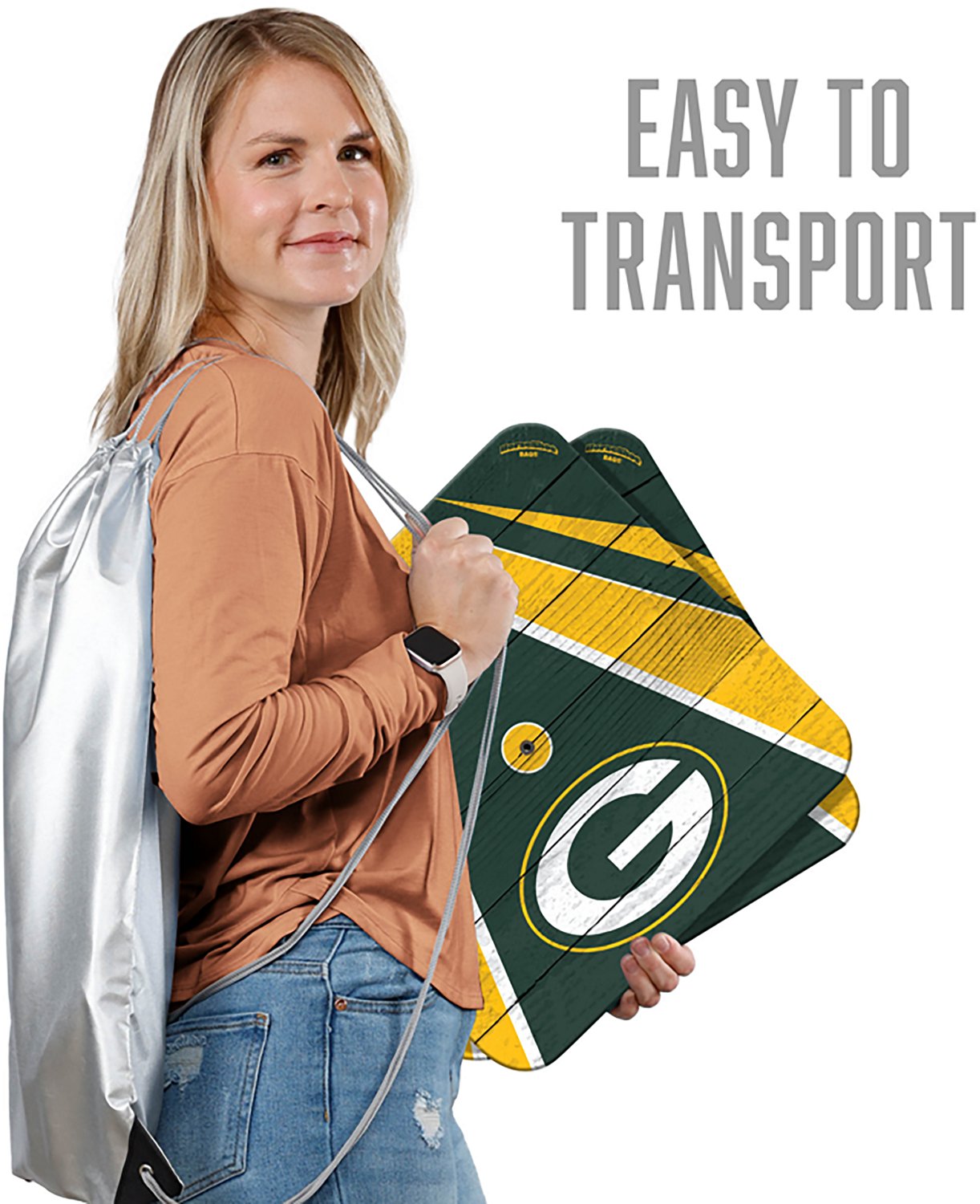 YouTheFan Green Bay Packers Horseshoe Bags - view number 5