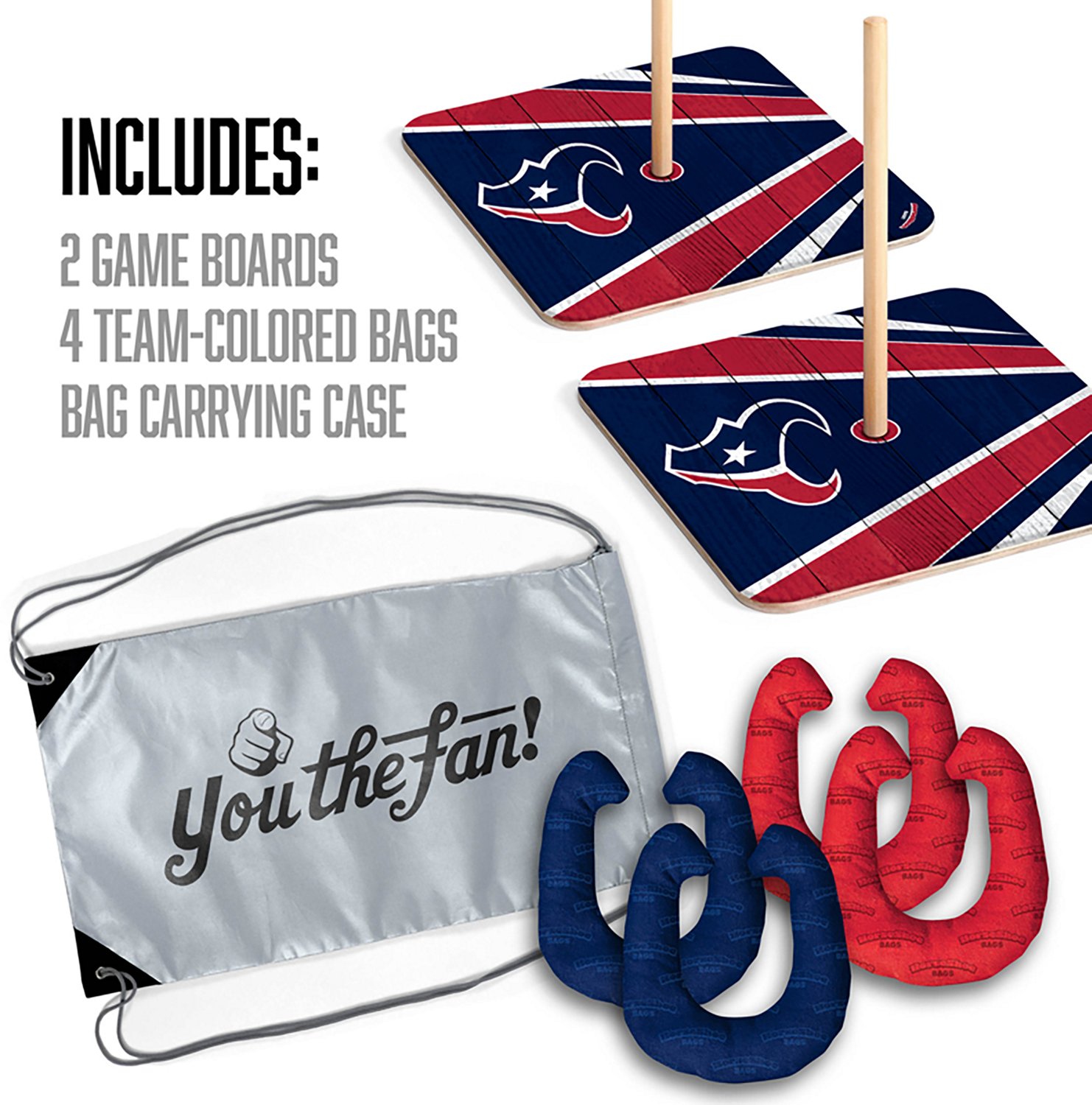 YouTheFan Houston Texans Horseshoe Bags