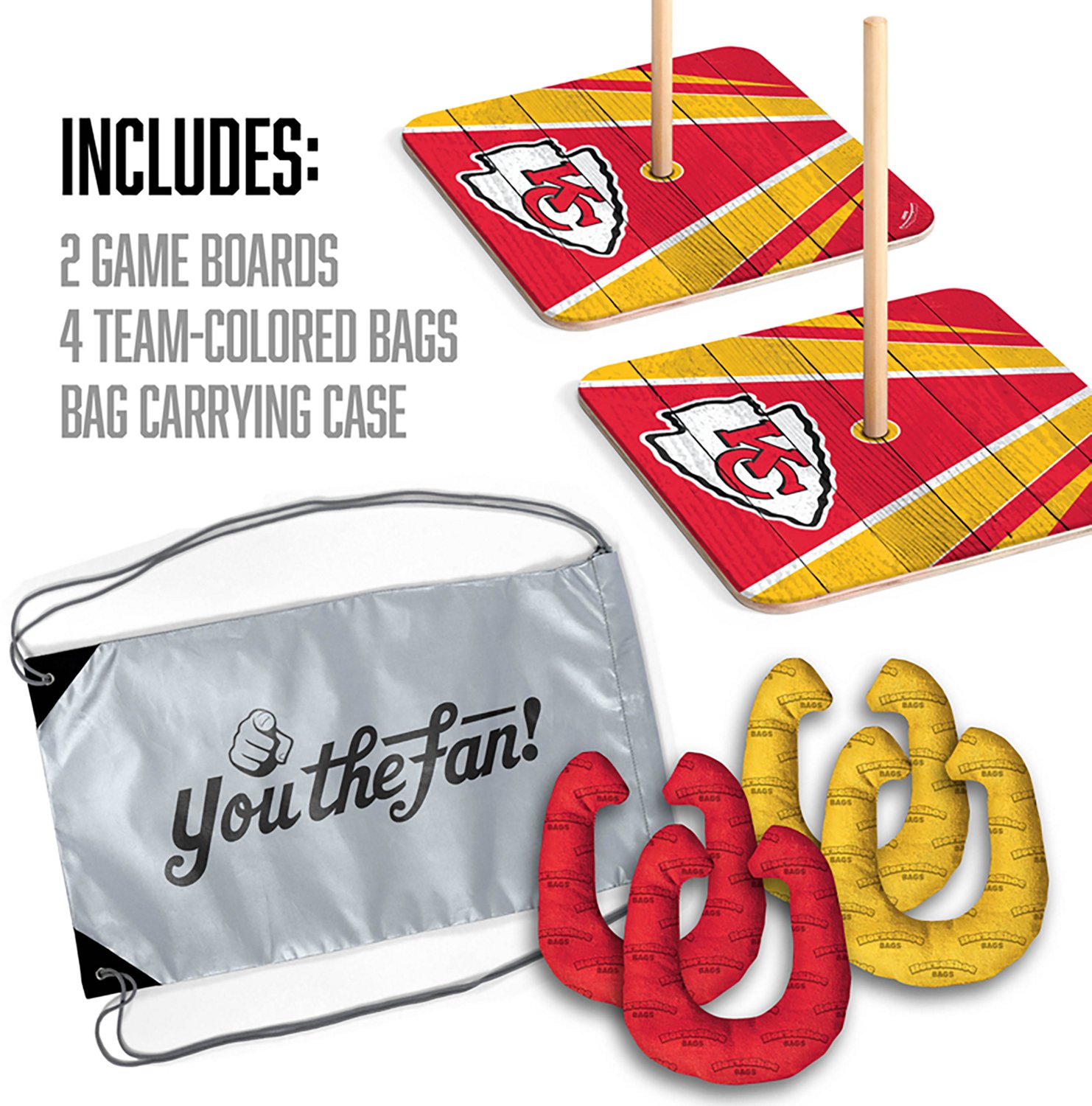 YouTheFan Kansas City Chiefs Horseshoe Bags - view number 2