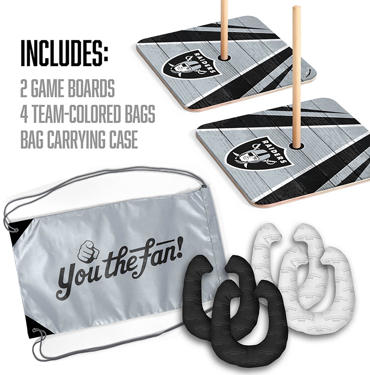 YouTheFan Las Vegas Raiders Horseshoe Bags - view number 2