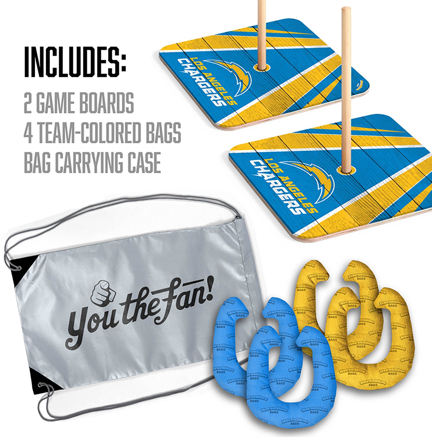 YouTheFan Los Angeles Chargers Horseshoe Bags - view number 2