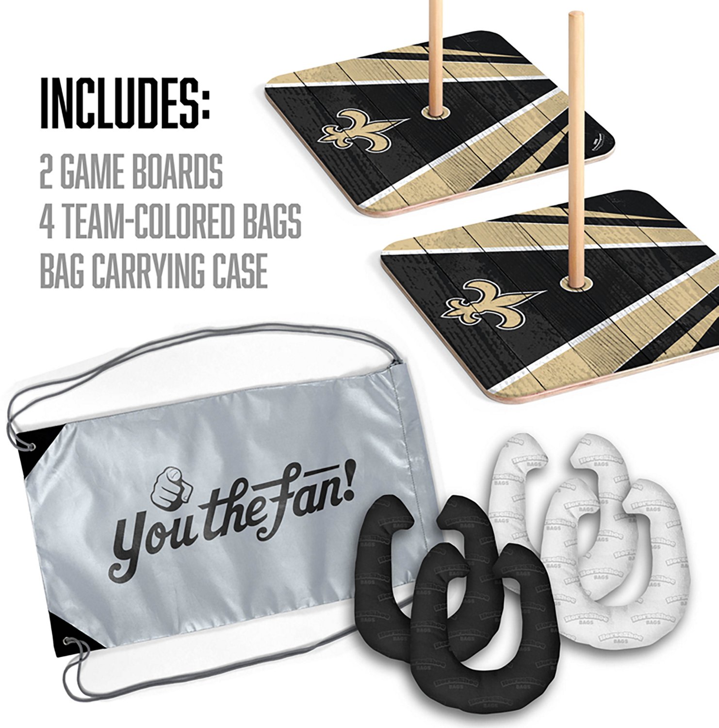 YouTheFan New Orleans Saints Horseshoe Bags - view number 2