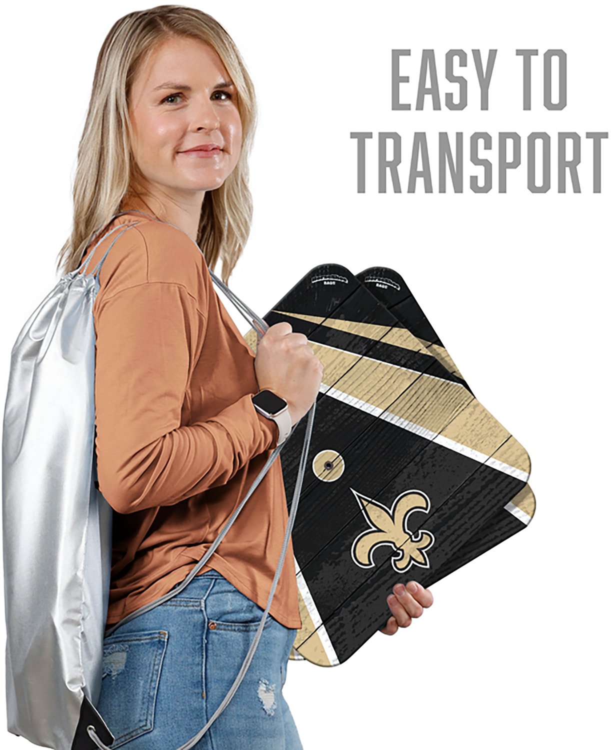 YouTheFan New Orleans Saints Horseshoe Bags - view number 5
