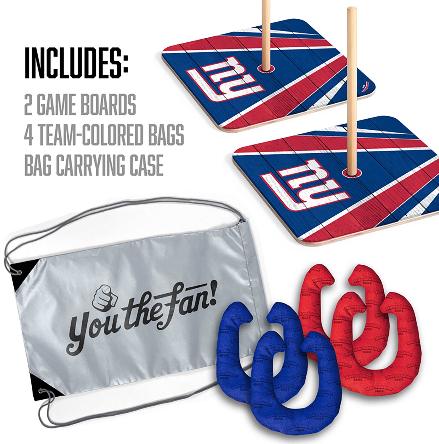 YouTheFan New York Giants Horseshoe Bags - view number 2