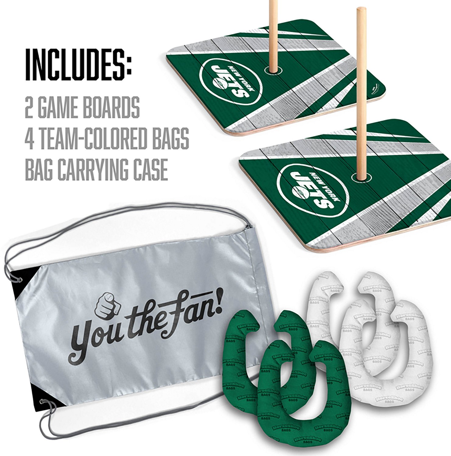 YouTheFan New York Jets Horseshoe Bags - view number 2