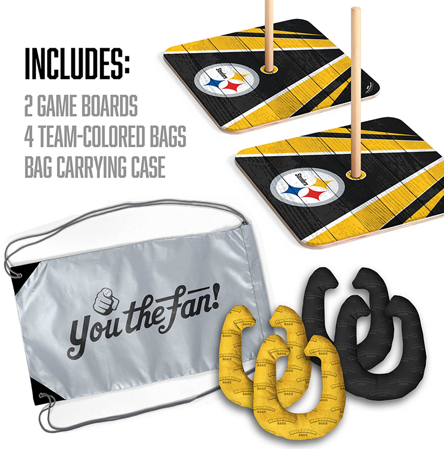 YouTheFan Pittsburgh Steelers Horseshoe Bags - view number 2