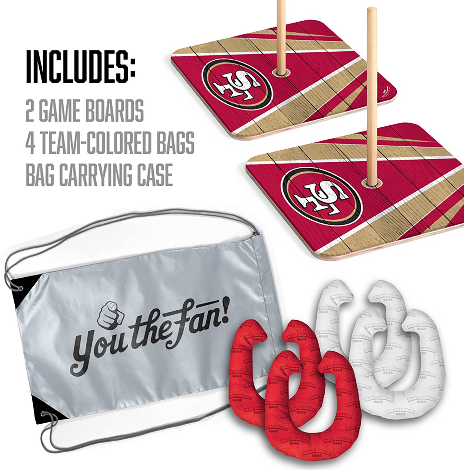 YouTheFan San Francisco 49ers Horseshoe Bags - view number 2