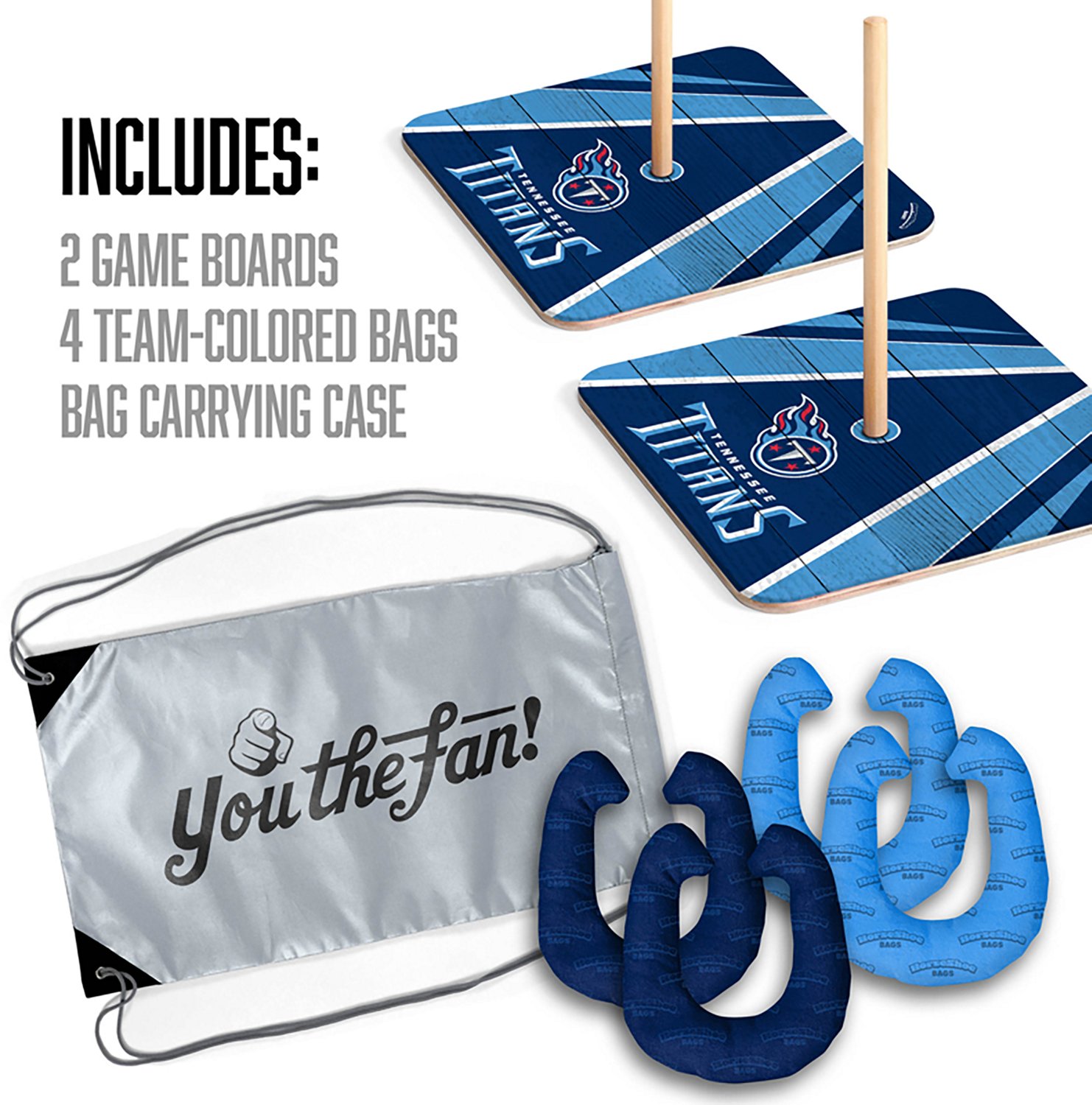 YouTheFan Tennessee Titans Horseshoe Bags - view number 2