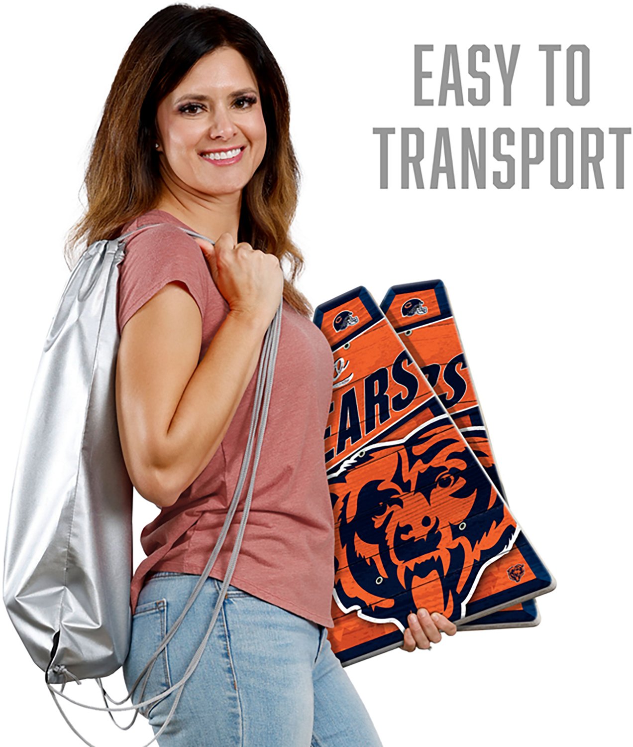 YouTheFan Chicago Bears RingBag Cornhole Game - view number 5
