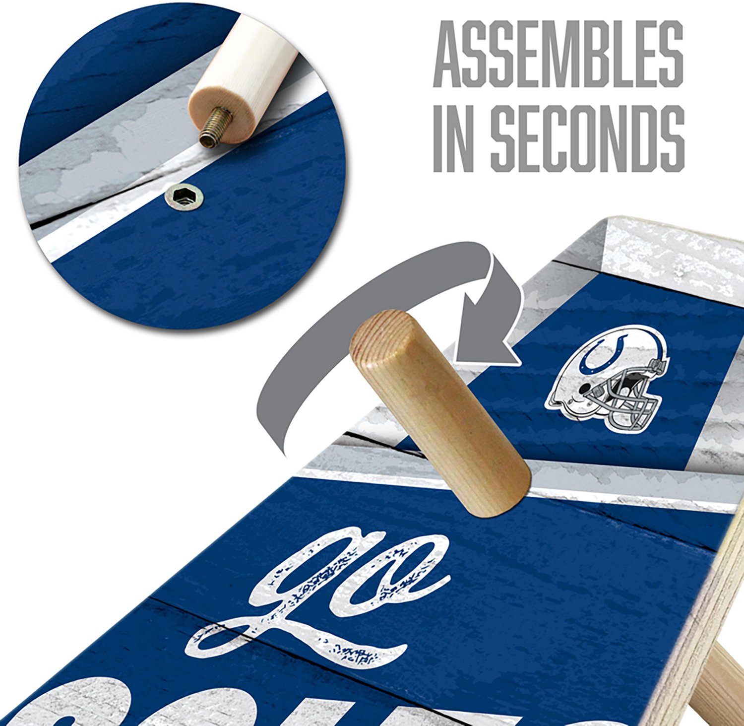 YouTheFan Indianapolis Colts RingBag Cornhole Game - view number 4