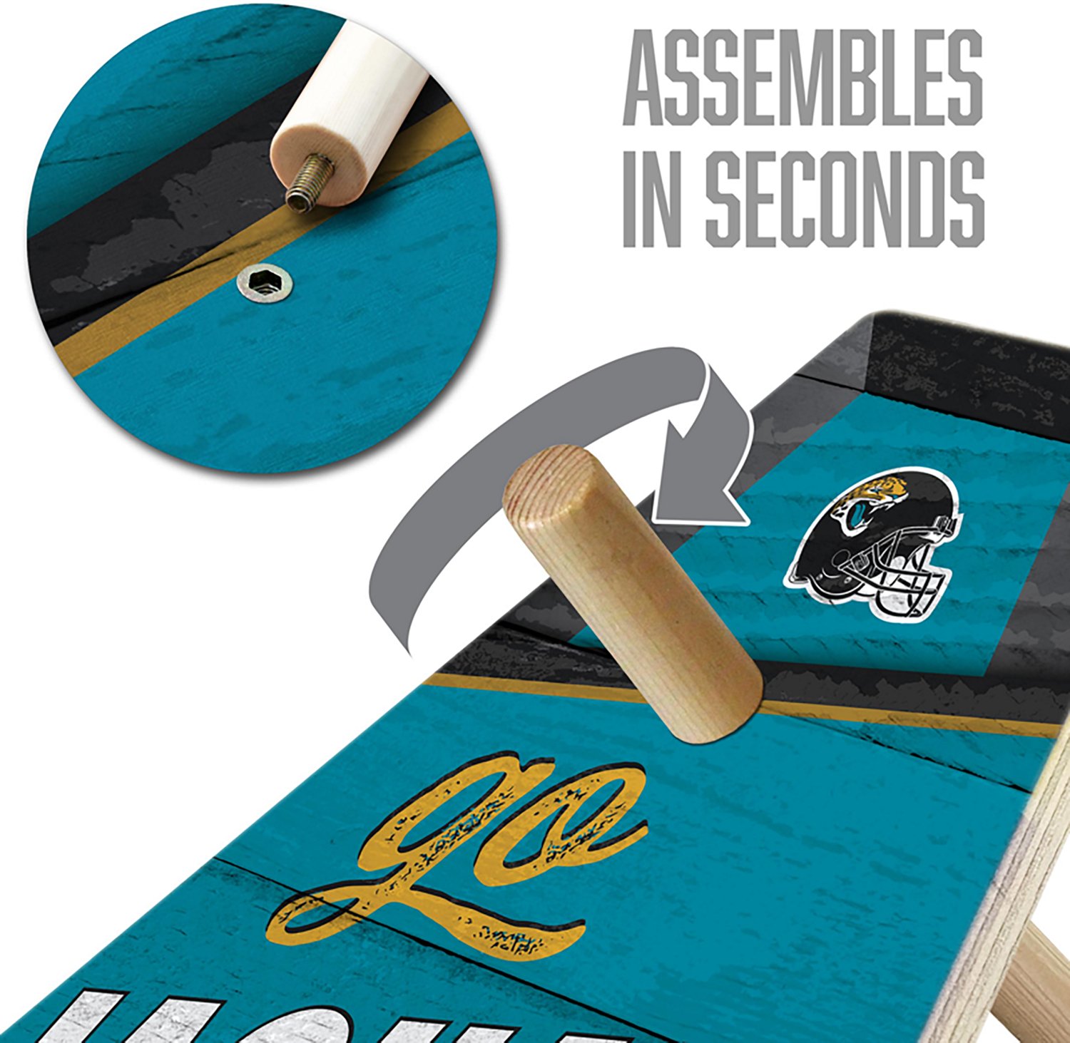 YouTheFan Jacksonville Jaguars RingBag Cornhole Game - view number 4