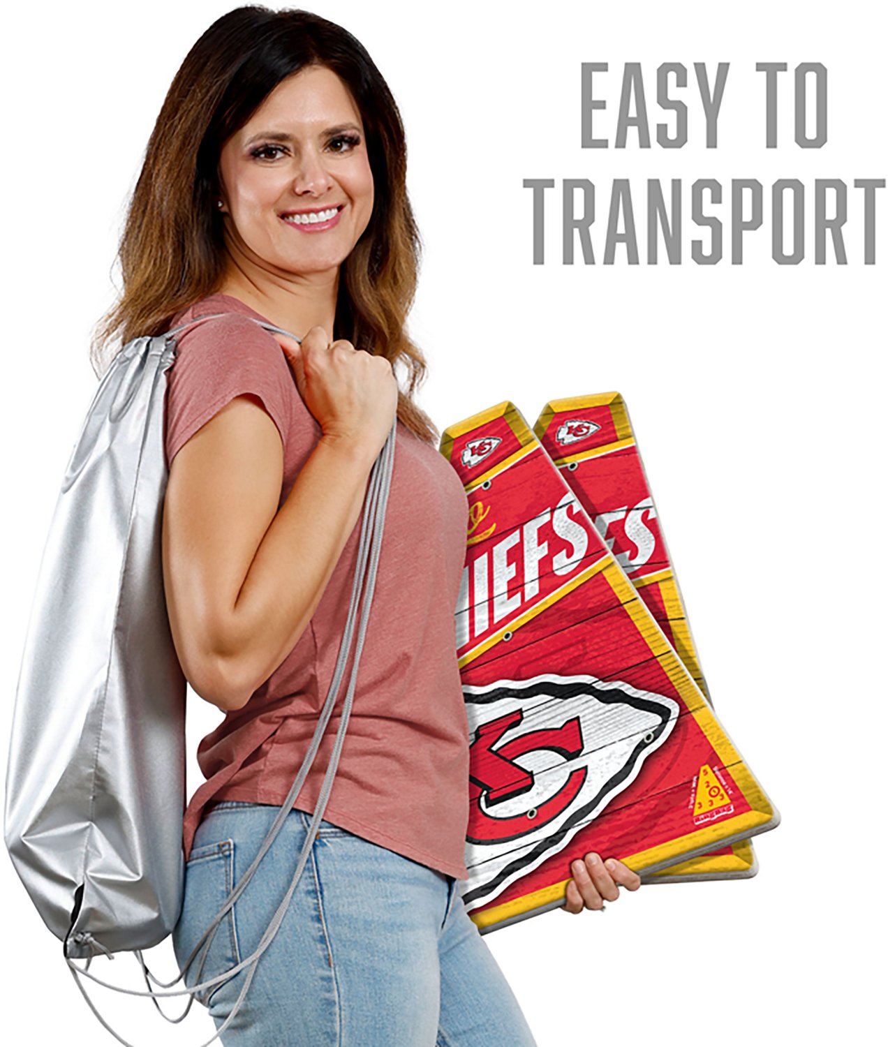 YouTheFan Kansas City Chiefs RingBag Cornhole Game - view number 4