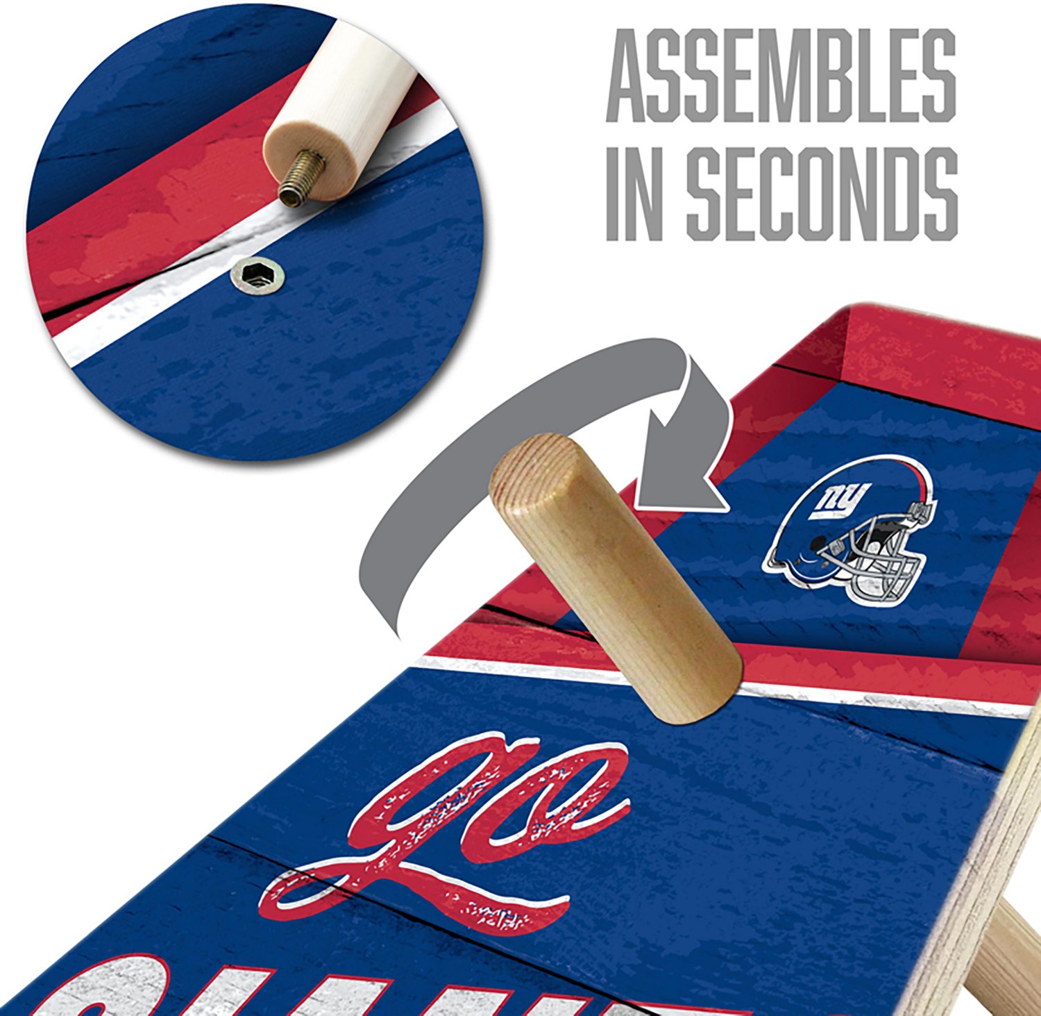 YouTheFan New York Giants RingBag Cornhole Game - view number 4