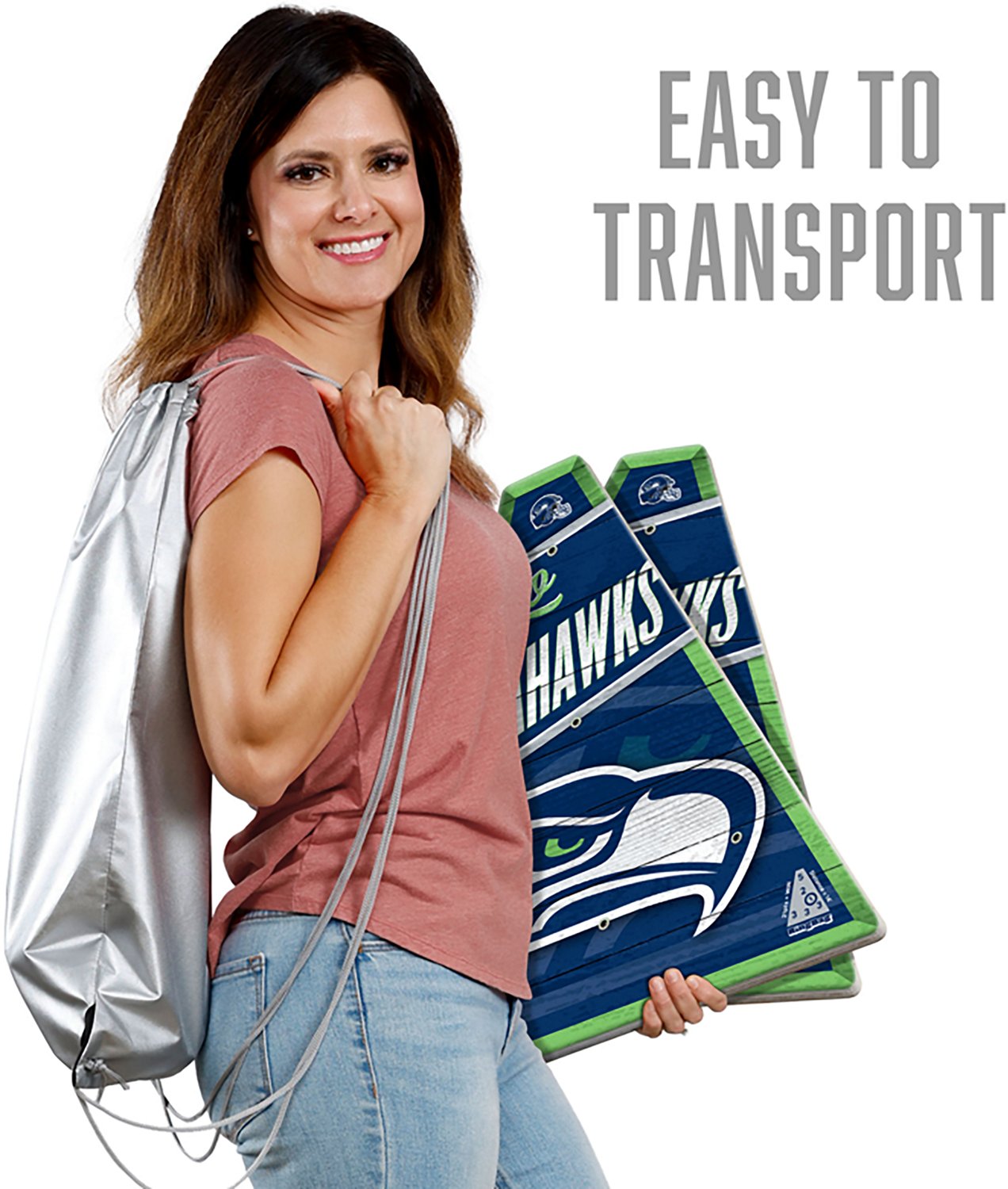 YouTheFan Seattle Seahawks RingBag Cornhole Game - view number 2