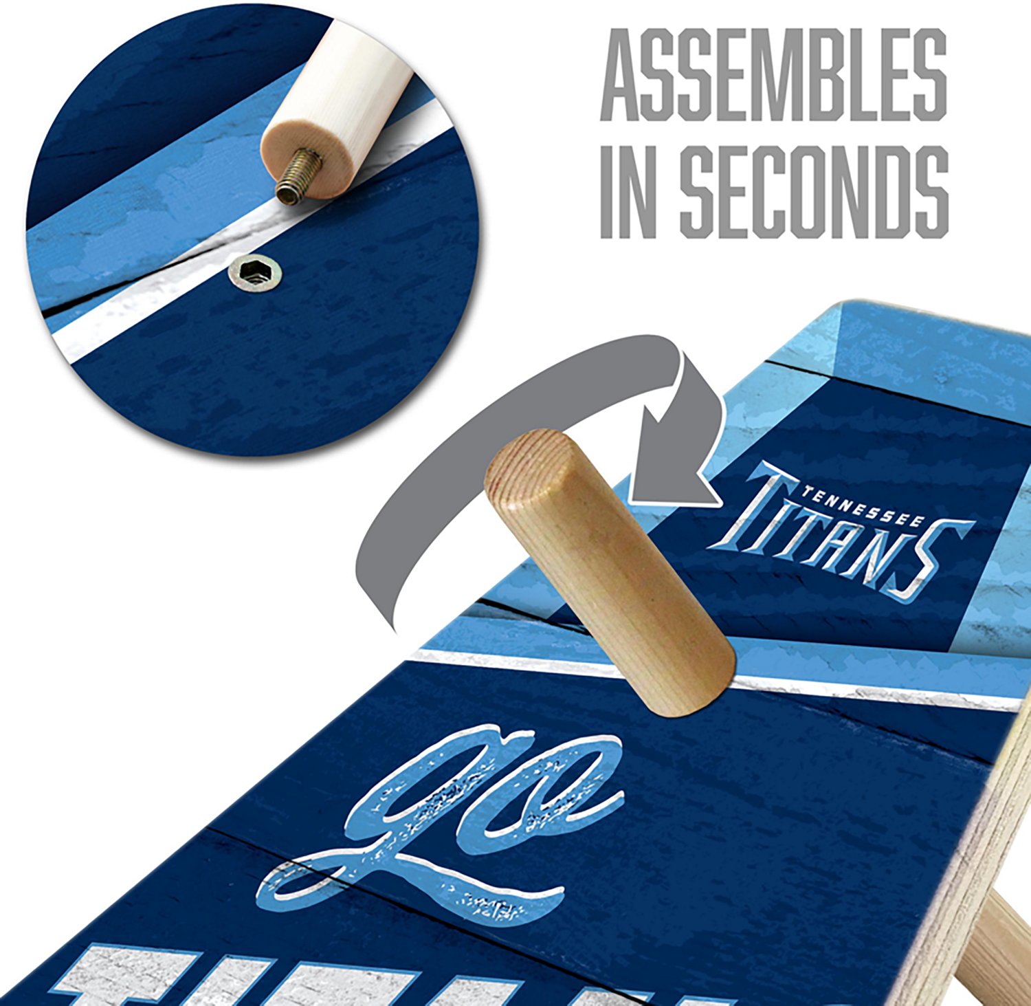 YouTheFan Tennessee Titans RingBag Cornhole Game - view number 2