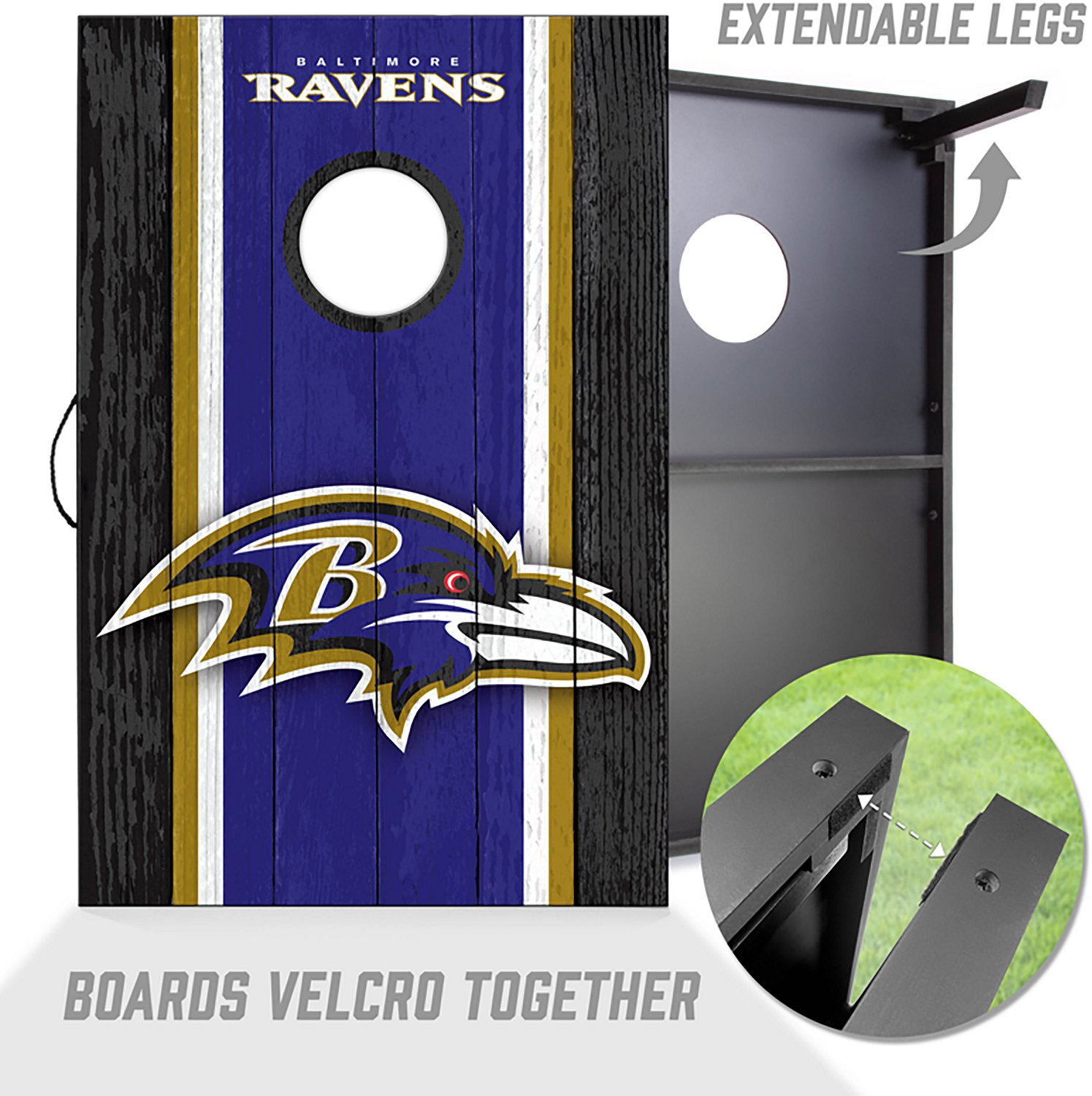 YouTheFan Baltimore Ravens Cornhole Set - view number 2