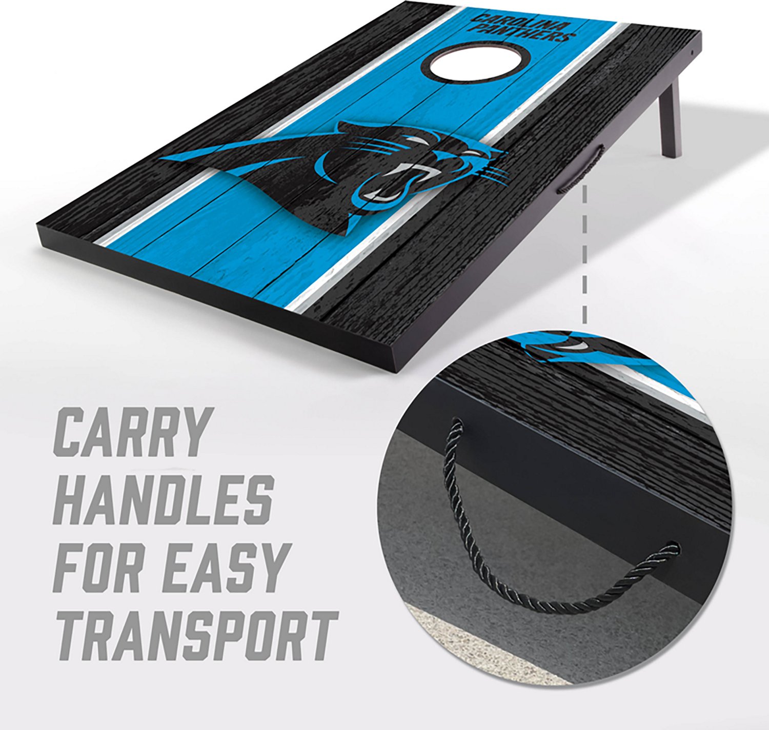 YouTheFan Carolina Panthers Cornhole Set - view number 3