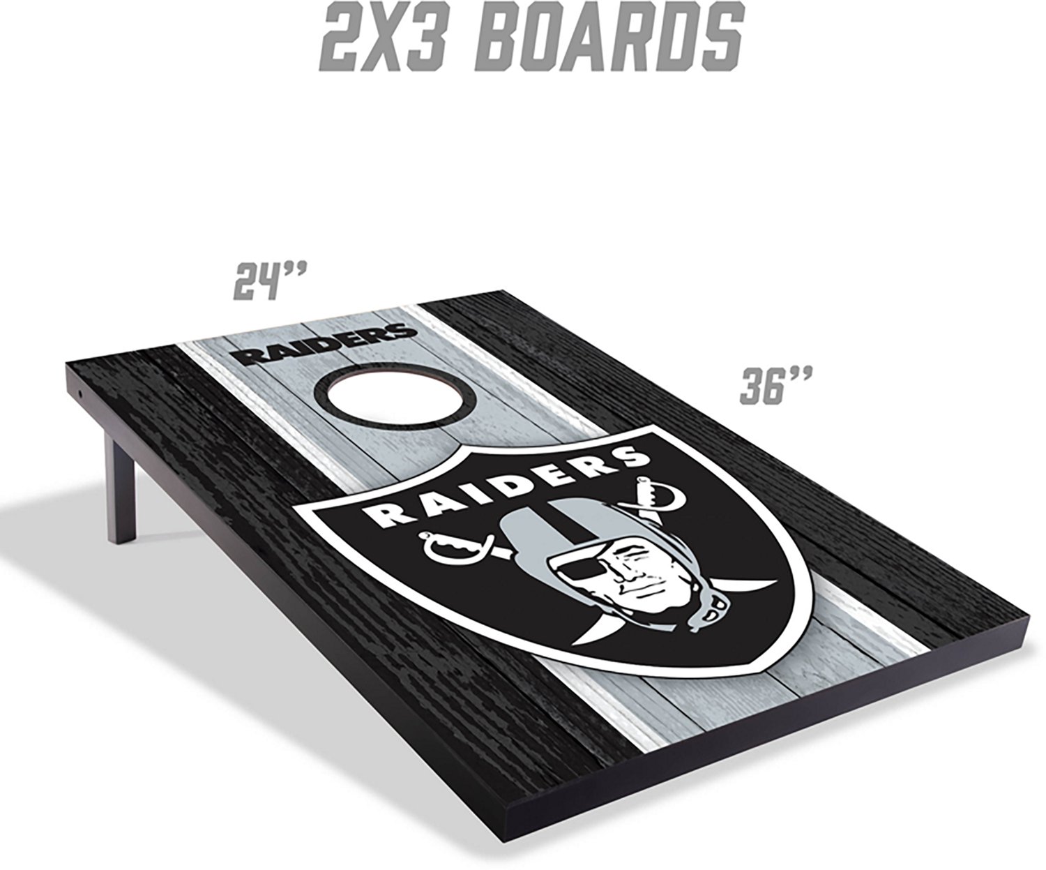 YouTheFan Las Vegas Raiders Cornhole Set - view number 5
