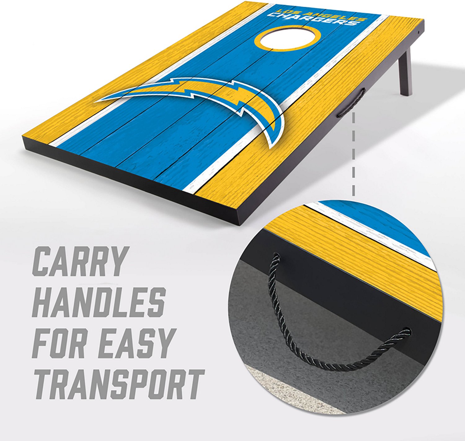 YouTheFan Los Angeles Chargers Cornhole Set - view number 3