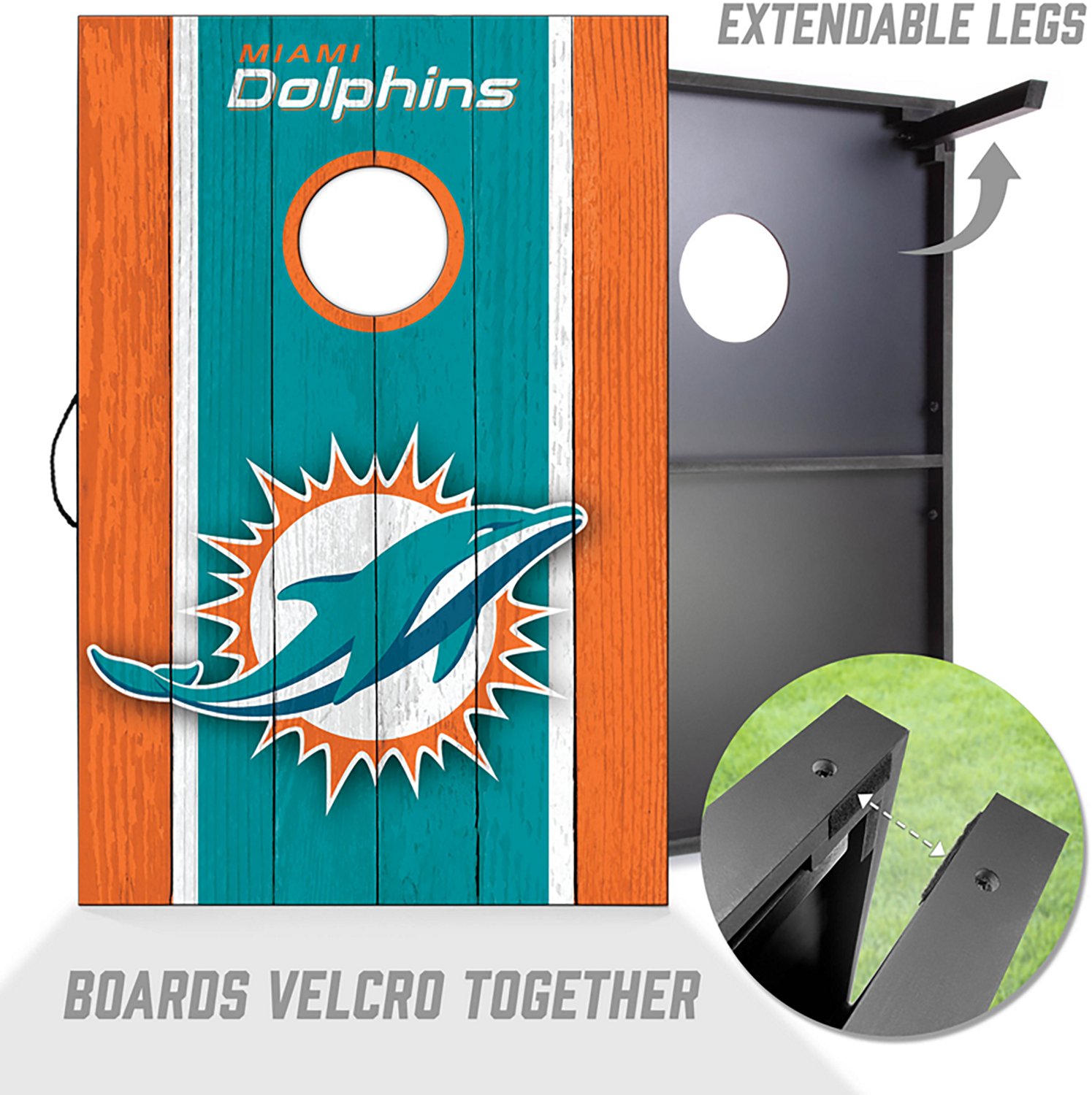 YouTheFan Miami Dolphins Cornhole Set - view number 2