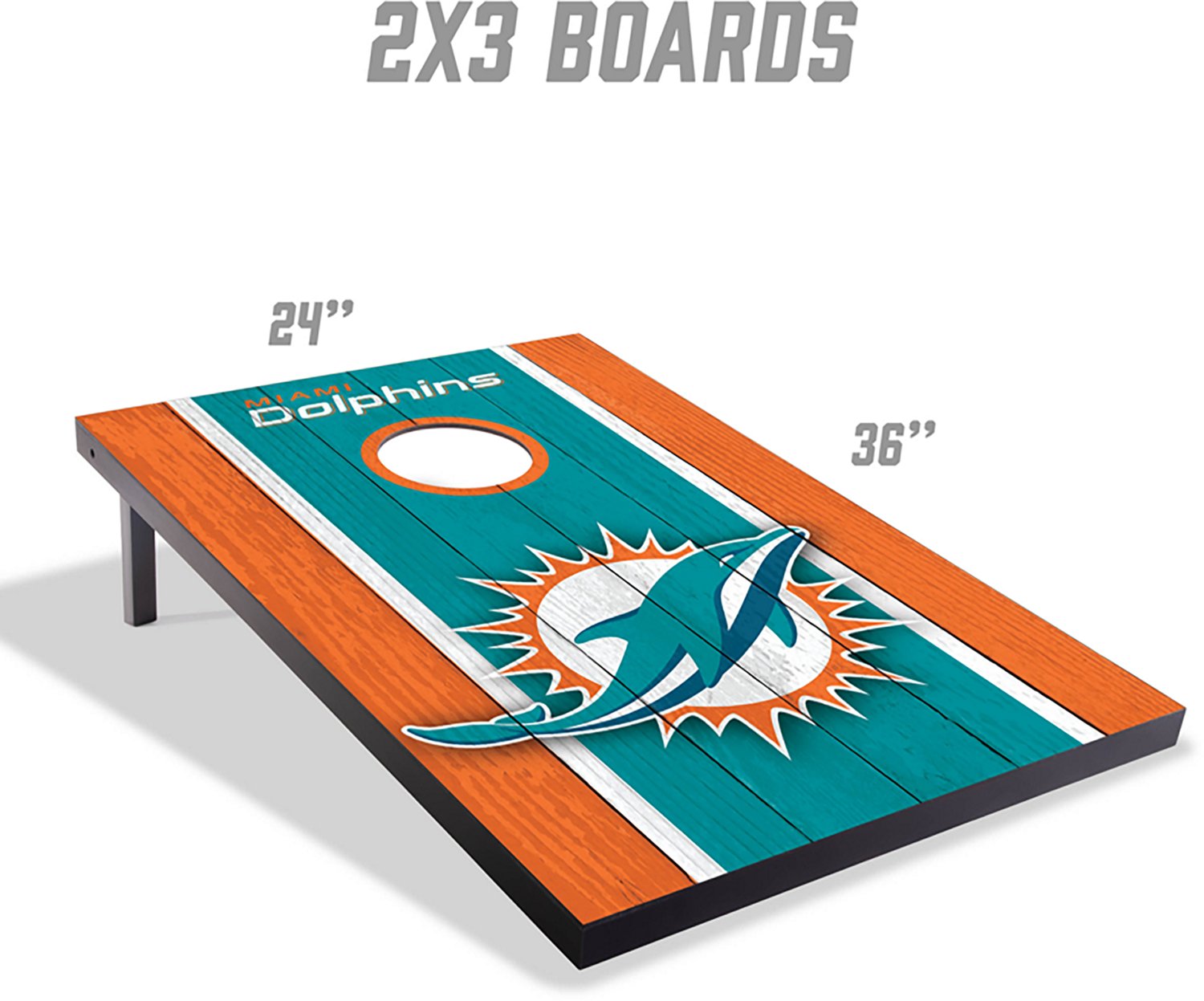 YouTheFan Miami Dolphins Cornhole Set - view number 5
